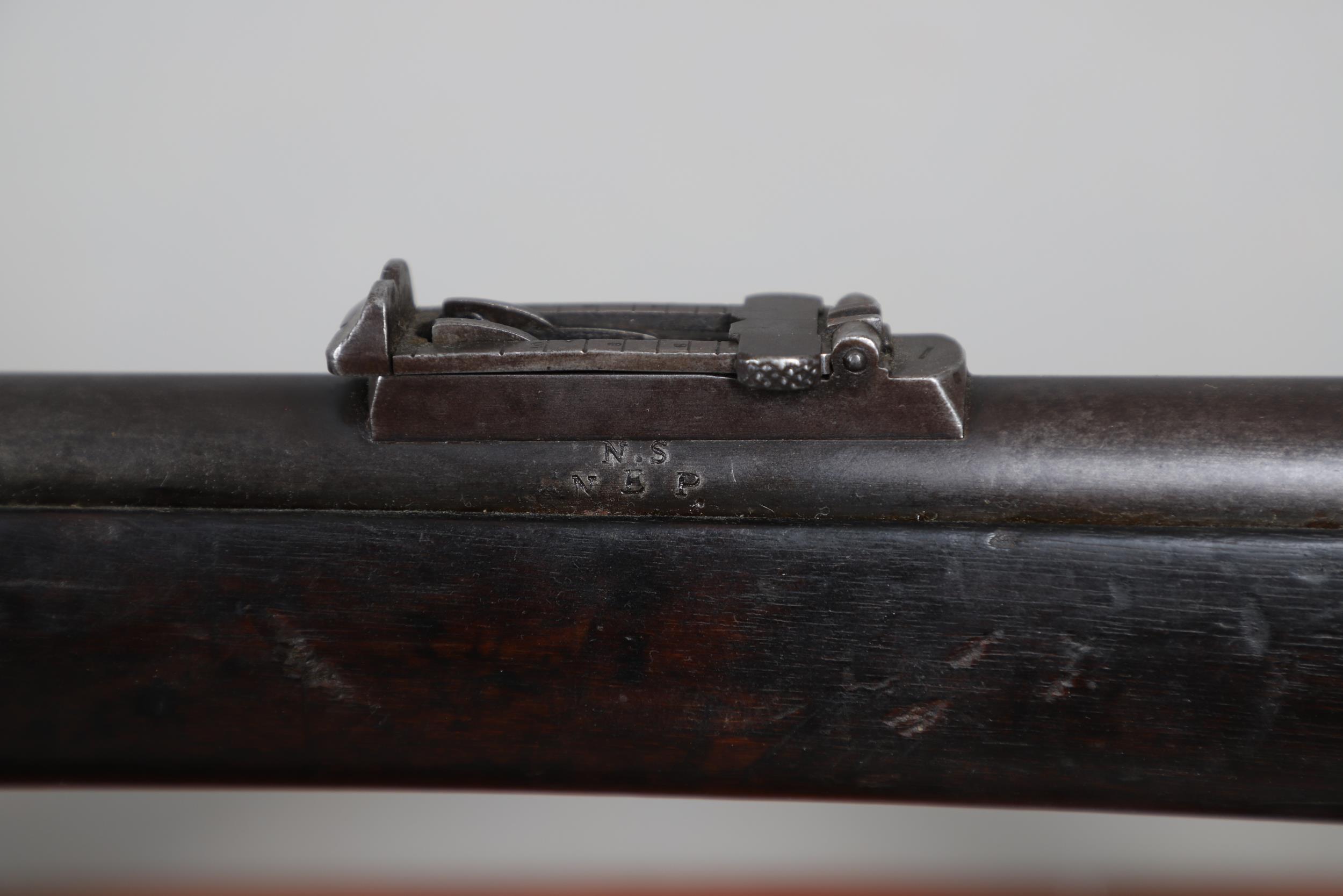 AN ENFIELD MARTINI HENRY MARK IV MILITARY RIFLE. - Image 8 of 21