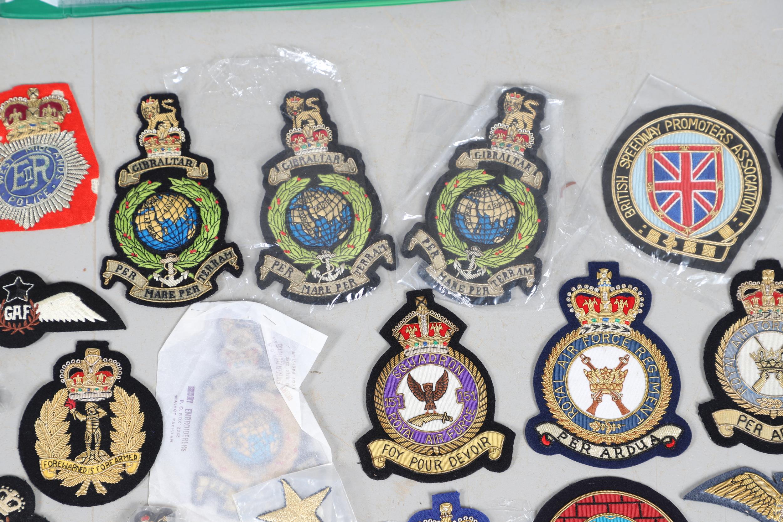 A LARGE COLLECTION OF MILITARY BADGES, MANY BLAZER BADGES AND OTHERS. - Image 3 of 23