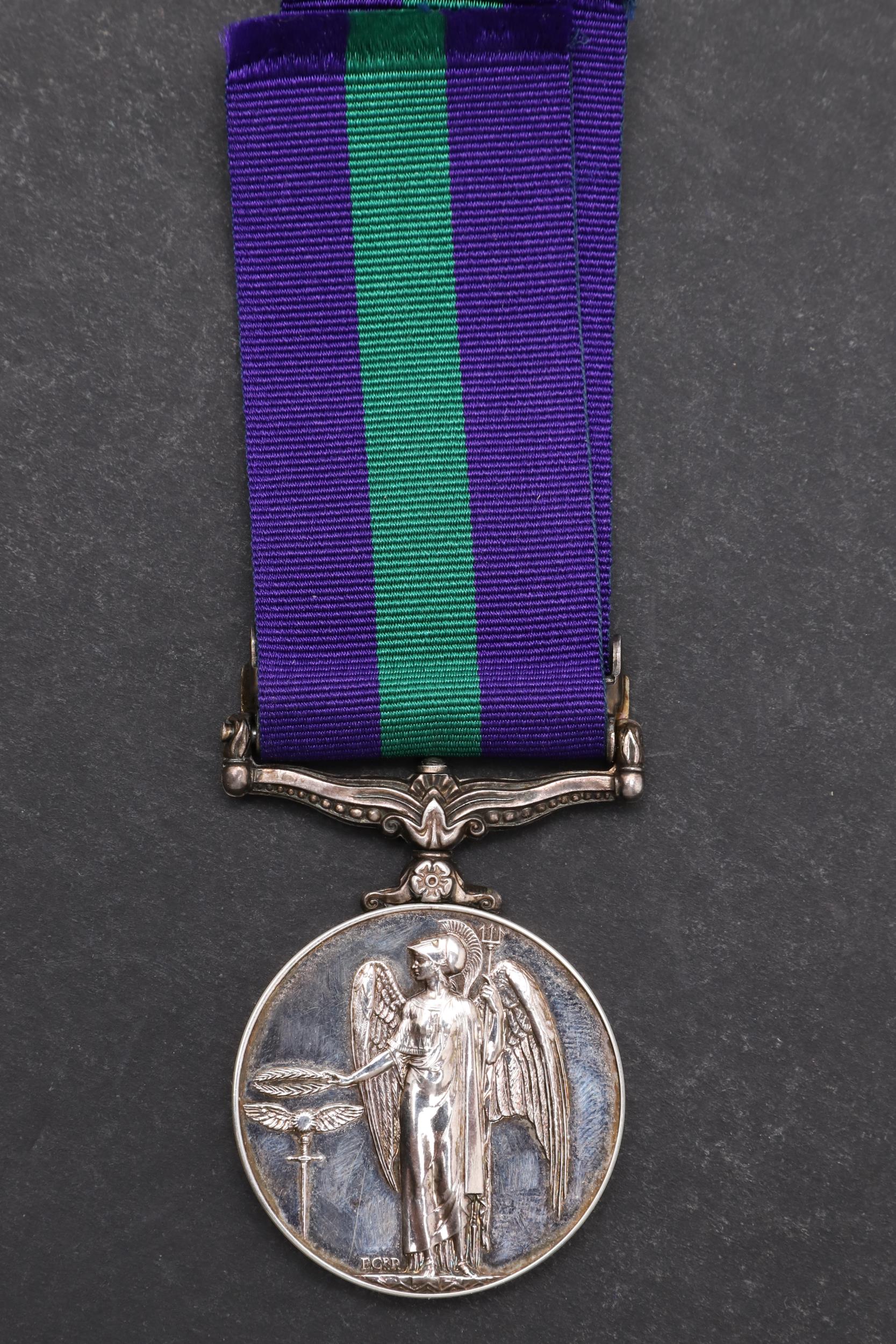 A GENERAL SERVICE MEDAL WITH CANAL ZONE CLASP TO THE SERVICE CORPS. - Image 3 of 6