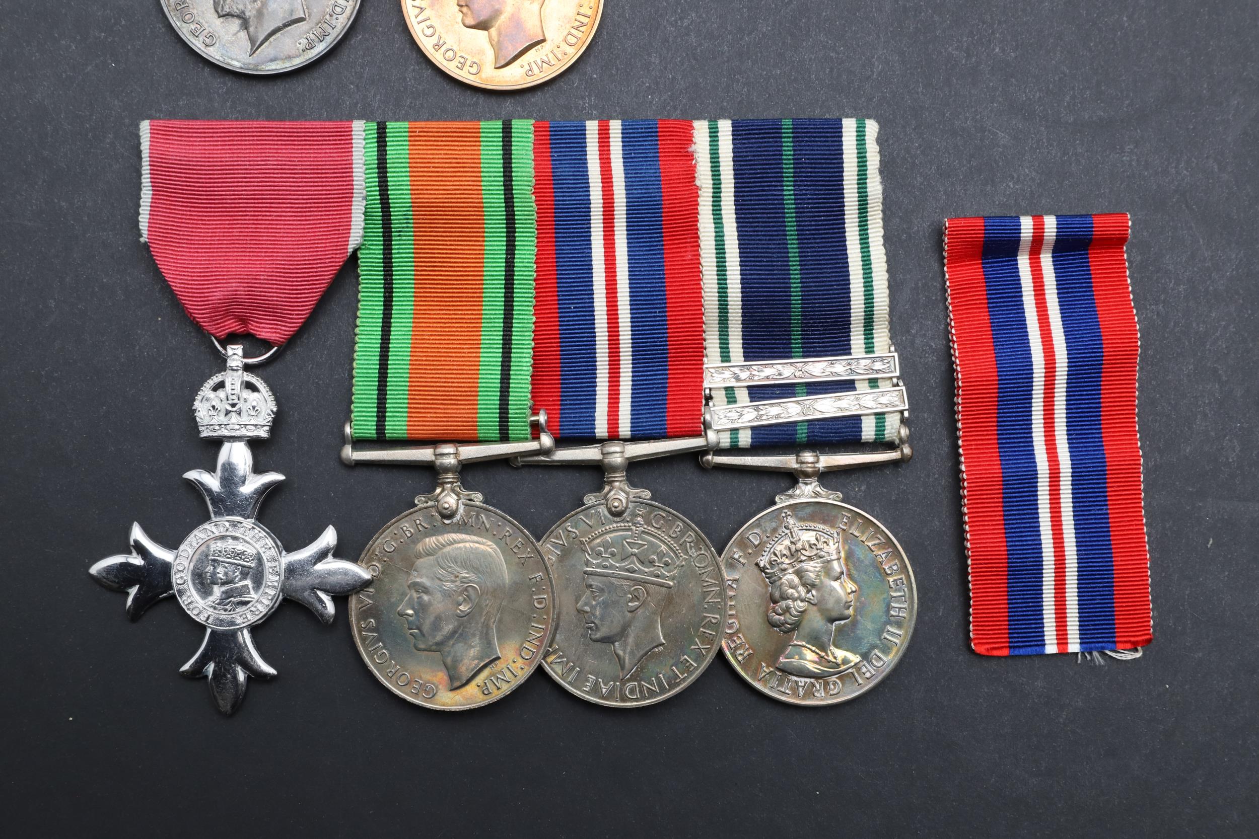 A COLLECTION OF MEDALS TO THE HOGG FAMILY AND OTHERS TO INCLUDE AN MBE GROUP OF FOUR. - Image 7 of 10