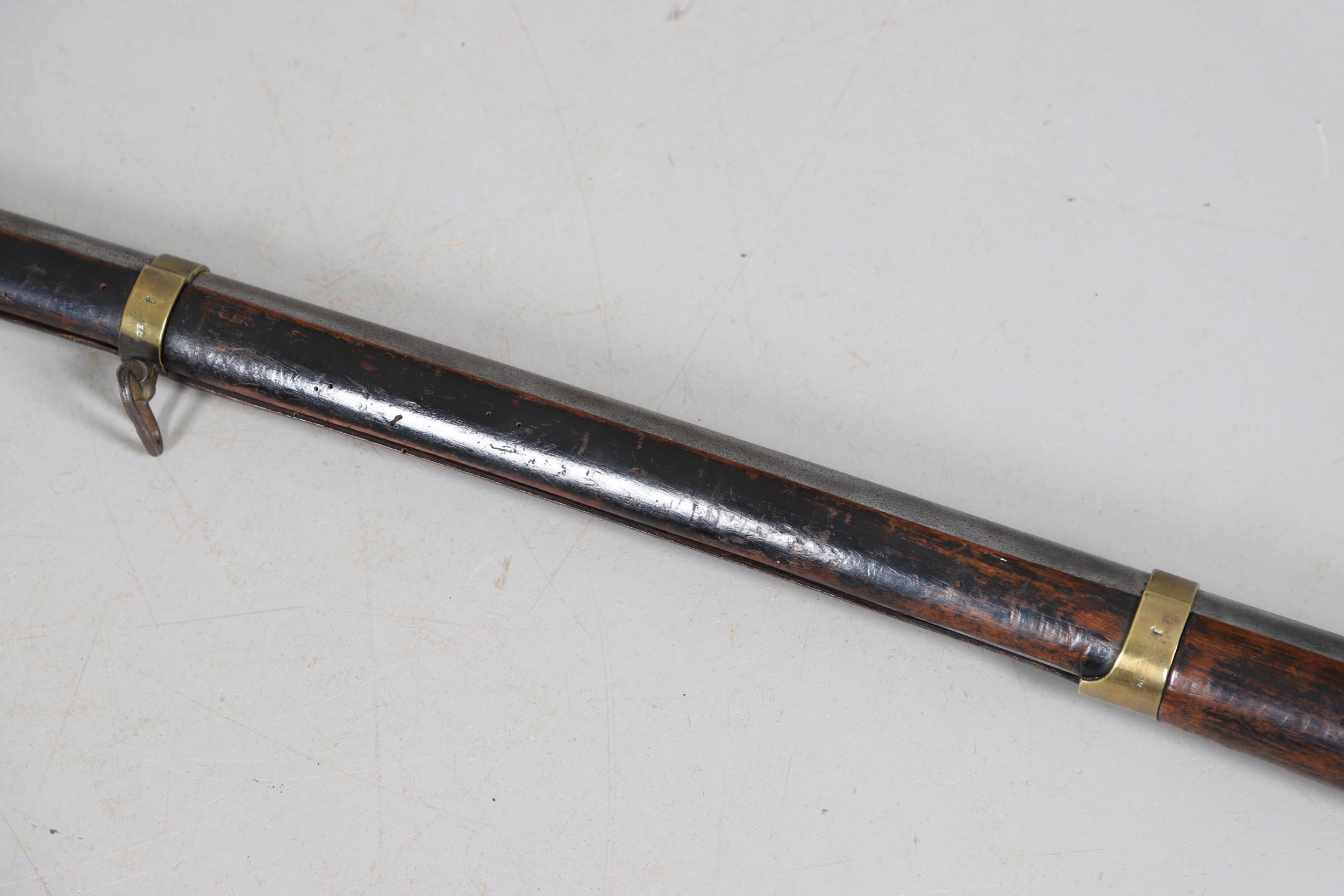 A RUSSIAN 1845 PATTERN PERCUSSION MUSKET DATED 1853. - Image 11 of 22