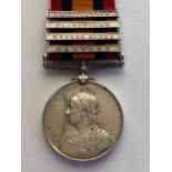 A FOUR CLASP QUEEN'S SOUTH AFRICA MEDAL TO A FIRST WORLD WAR CASUALTY AT JUTLAND.