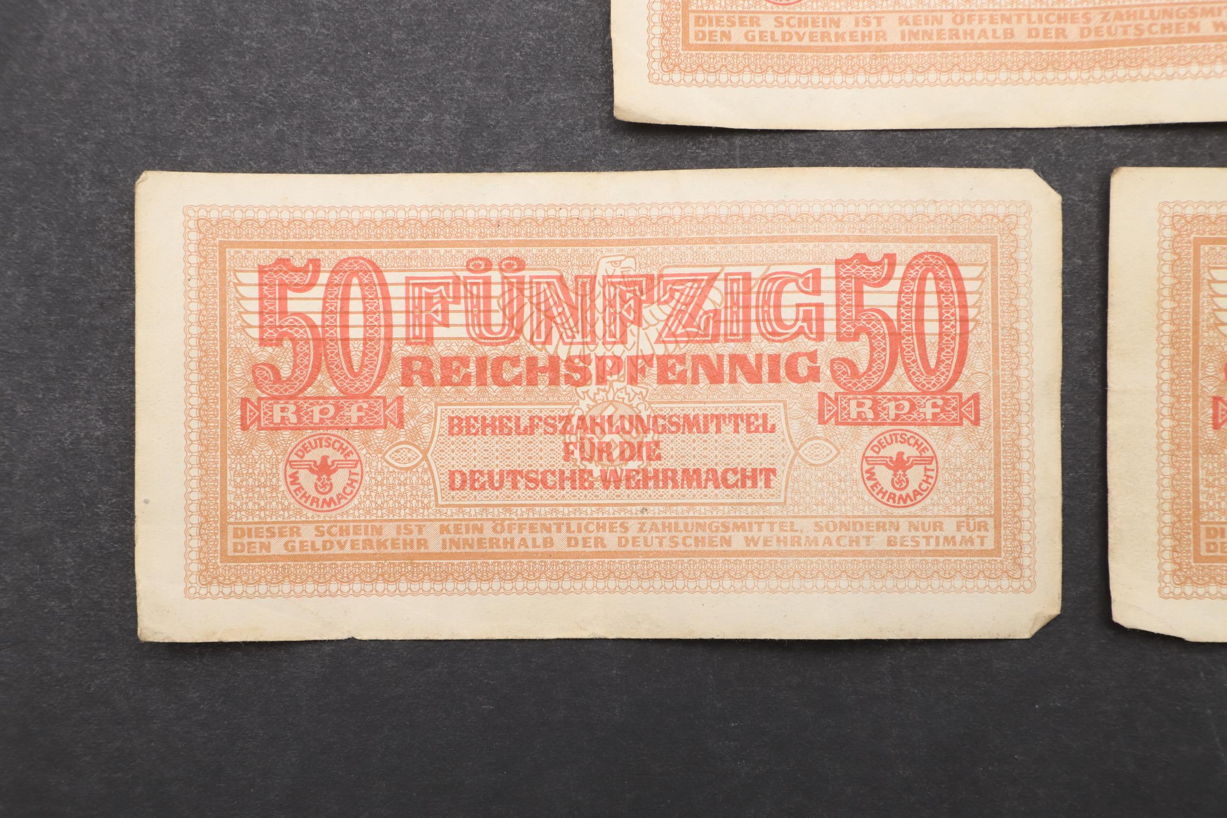 THREE INTERESTING SECOND WORLD WAR PROPAGANDA BANK NOTES. - Image 3 of 5