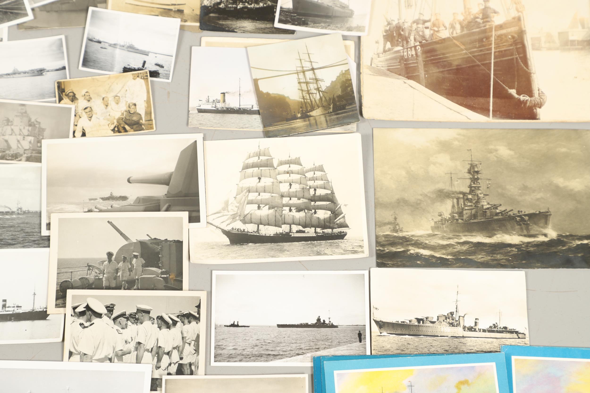 A LARGE AND INTERESTING COLLECTION OF PHOTOGRAPHS OF NAVAL RELATED SUBJECTS. - Image 17 of 22