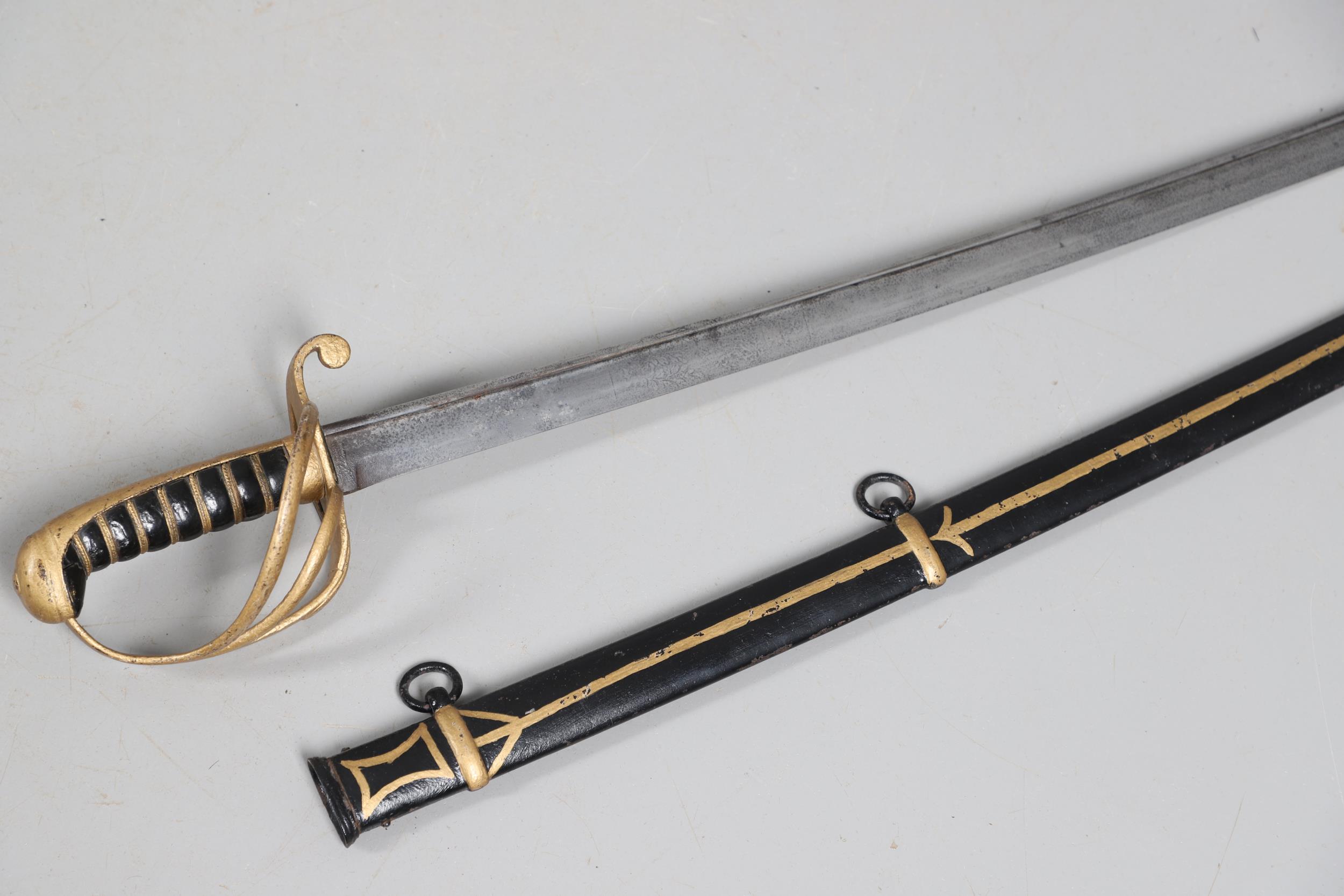 AN 1822 PATTERN LIGHT CAVALRY OFFICER'S SWORD BY BARLOW OF LONDON. - Image 11 of 14