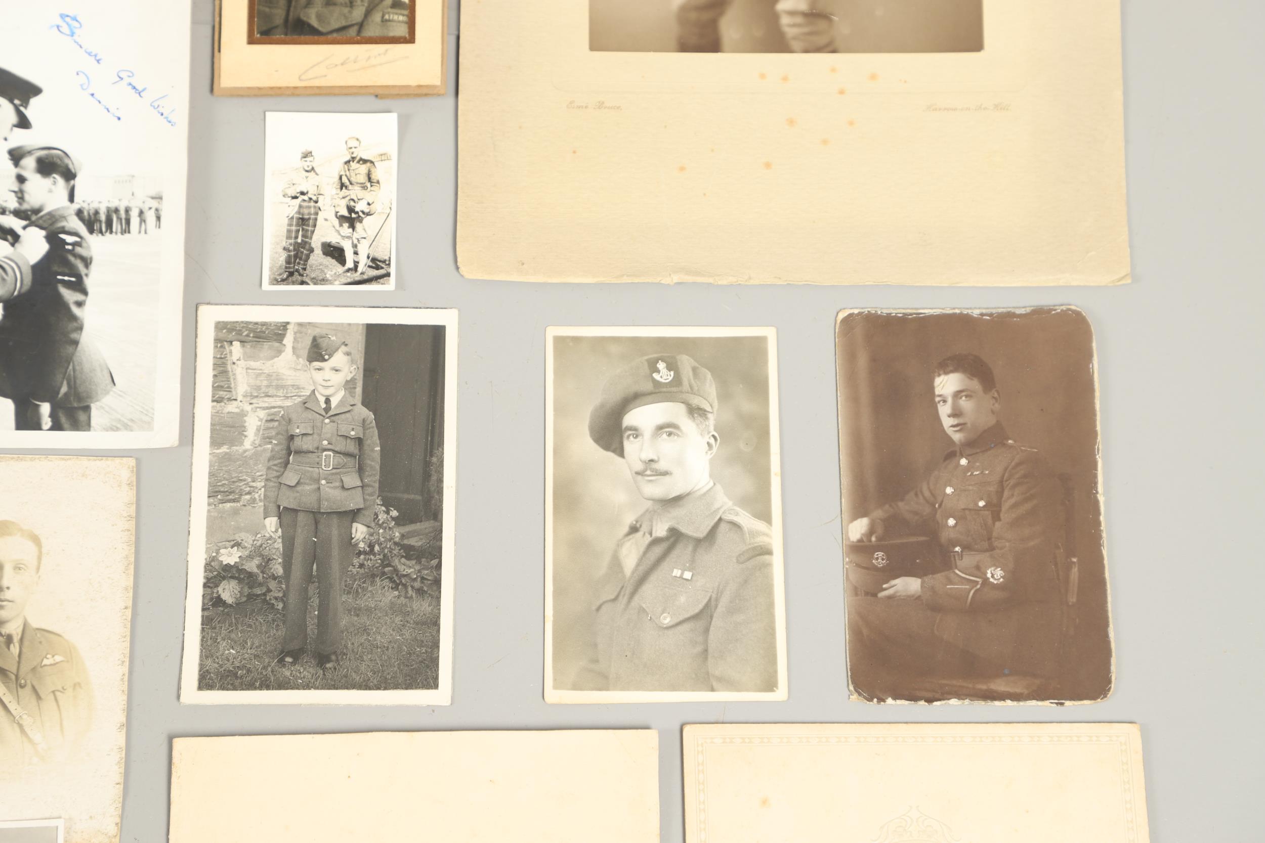 AN INTERESTING COLLECTION OF PORTRAIT PHOTOGRAPHS OF MEN IN UNIFORM TO INCLUDE ROYAL FLYING CORPS AN - Image 7 of 26