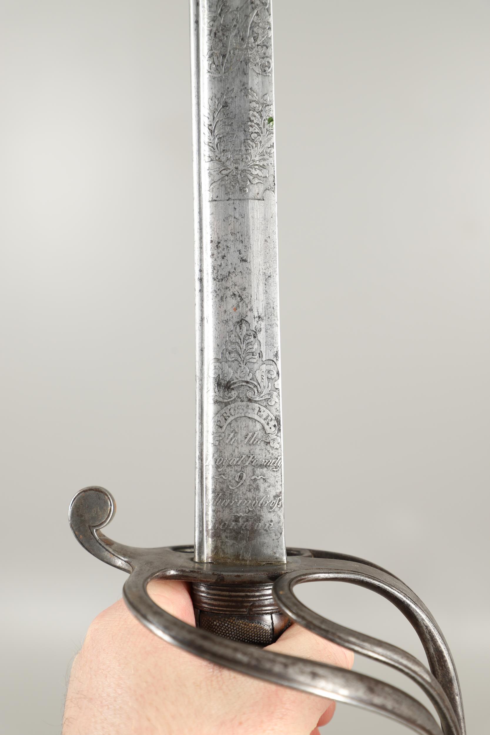 A CRIMEA PERIOD 1822 PATTERN LIGHT CAVALRY OFFICER'S SWORD AND SCABBARD. - Image 16 of 20