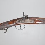 A FINE SCOTTISH PERCUSSION DEER RIFLE BY PATON AND WALSH OF PERTH.