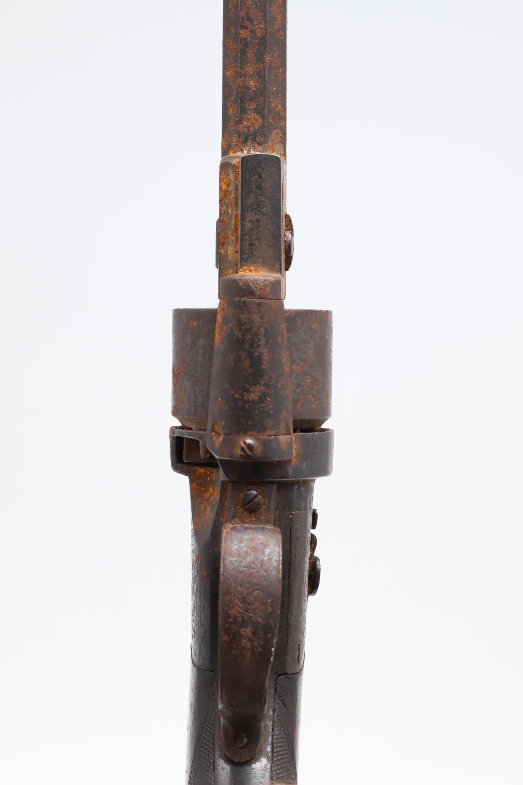 A HARVEY'S PATENT PERCUSSION REVOLVER, FIRST MODEL, NUMBER 3675. - Image 11 of 11