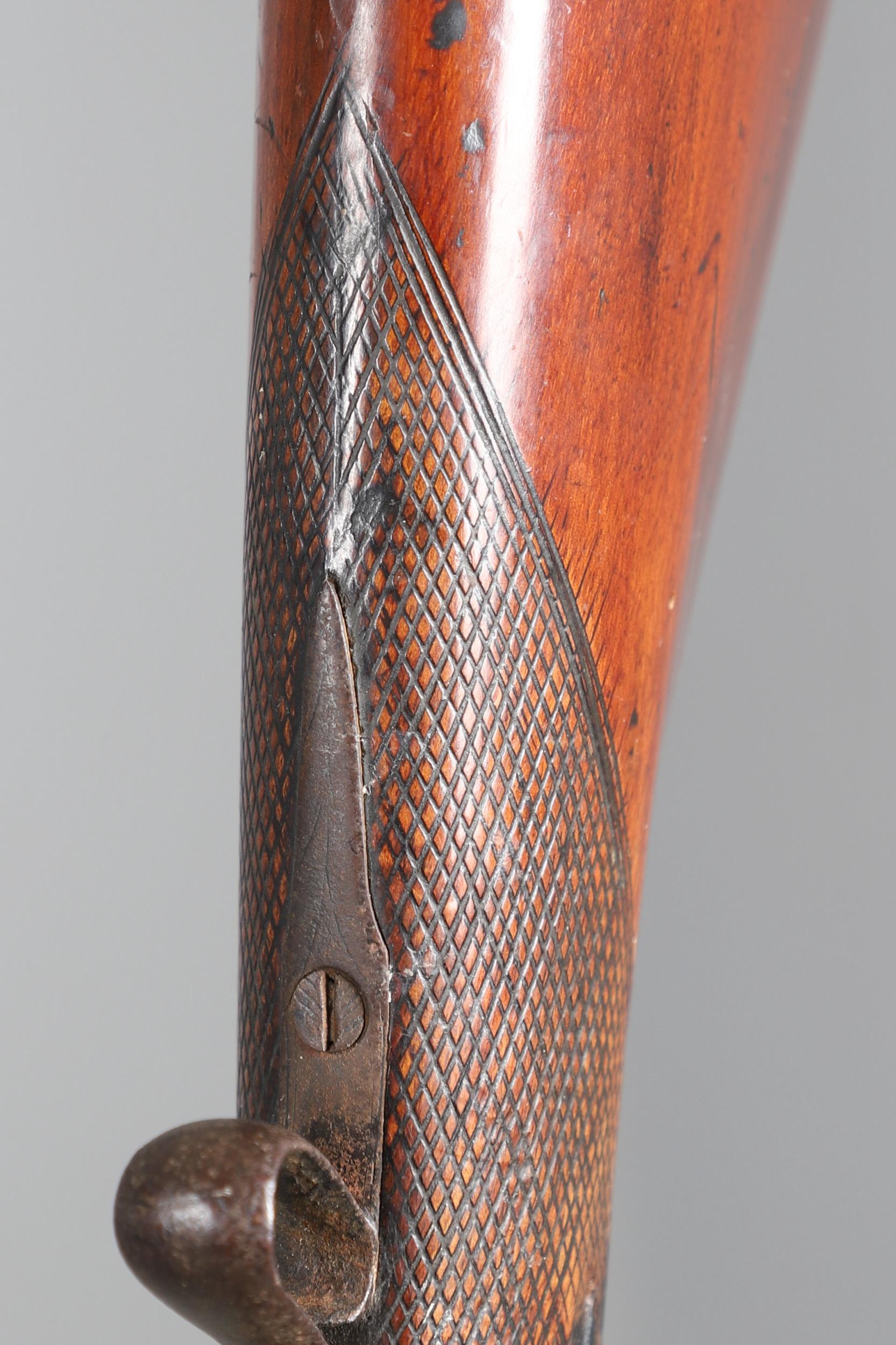 A 19TH CENTURY PERCUSSION SPORTING GUN. - Image 8 of 18