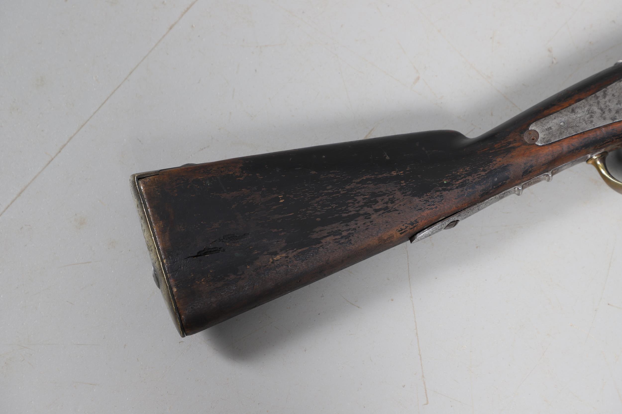 A RUSSIAN 1845 PATTERN PERCUSSION MUSKET DATED 1853. - Image 8 of 22