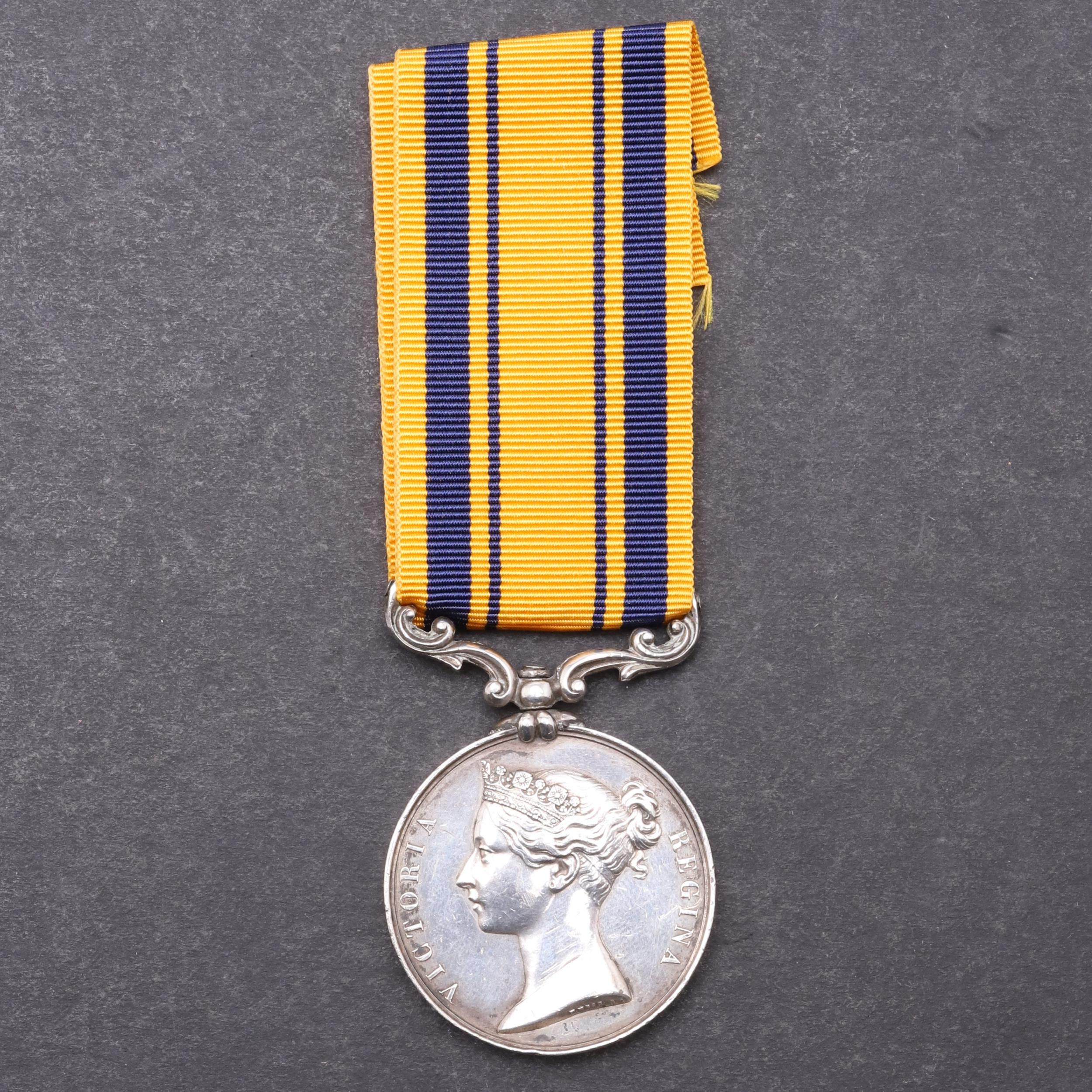 A SOUTH AFRICA 1853 MEDAL POSSIBLY TO DEPUTY ASST. COMMISSARY GENERAL STRICKLAND.