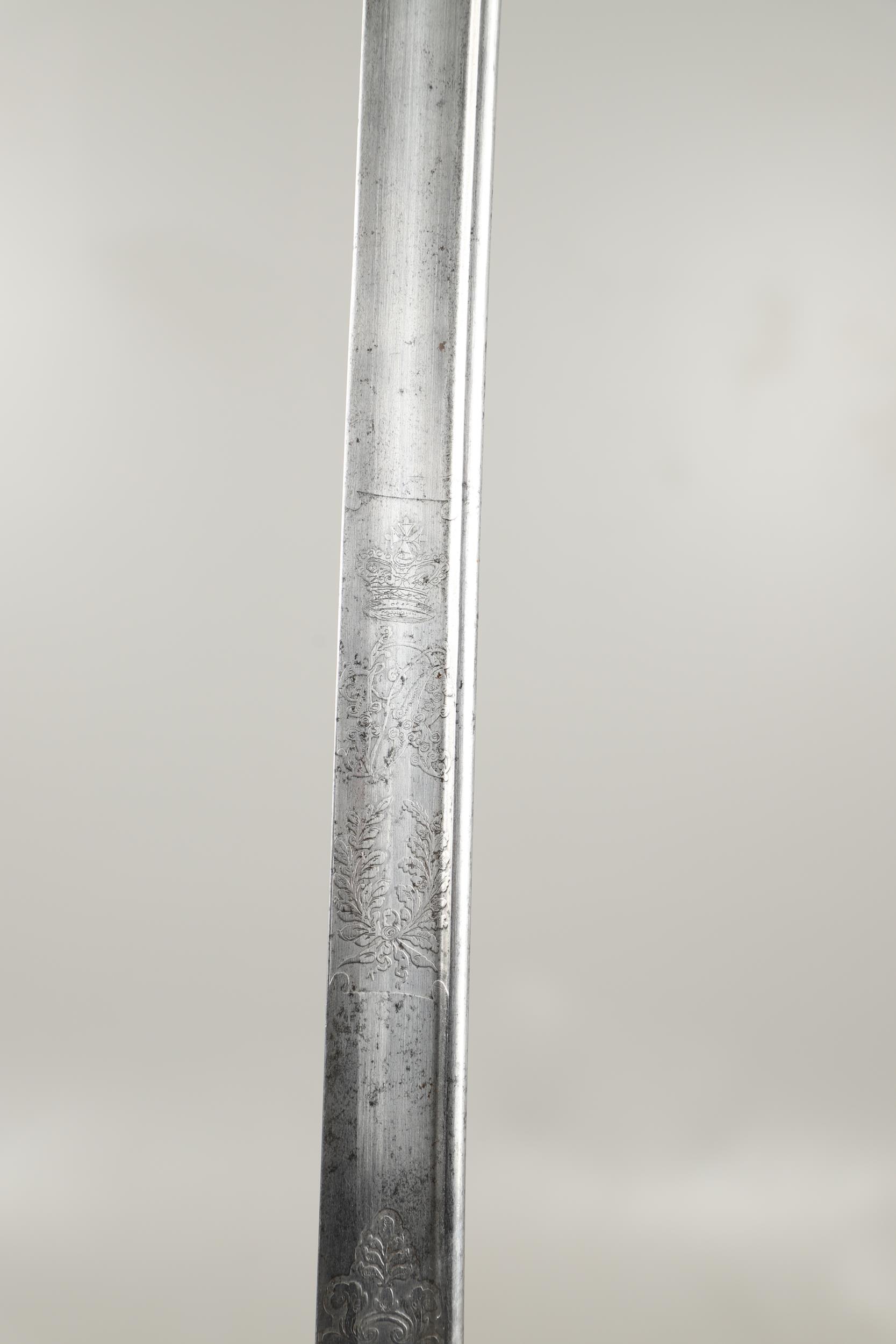 A CRIMEA PERIOD 1822 PATTERN LIGHT CAVALRY OFFICER'S SWORD AND SCABBARD. - Image 13 of 20