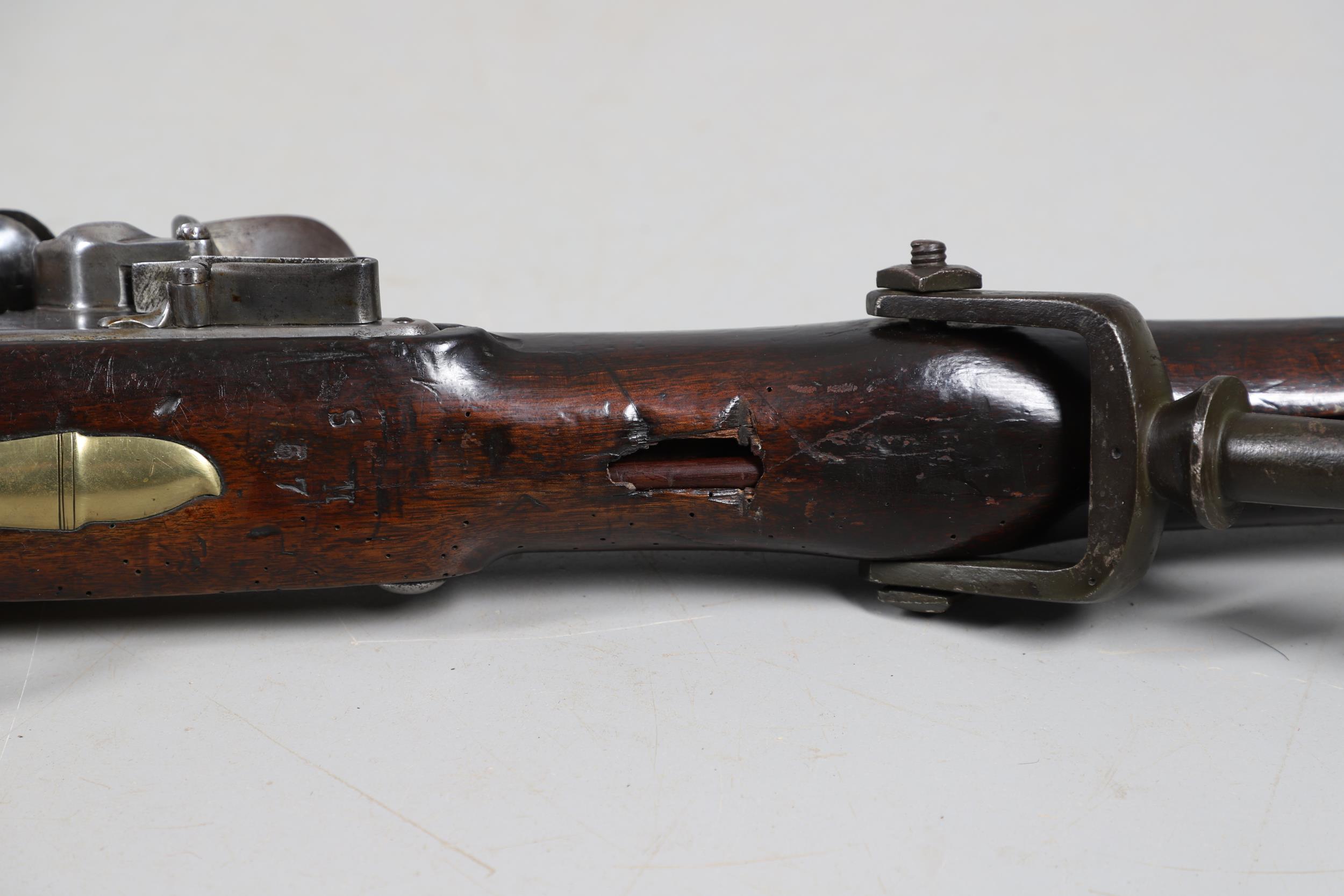 AN ENORMOUS LATE 18TH CENTURY SHIP MOUNTED CUSTOMS FLINTLOCK MUSKETOON. - Image 21 of 24
