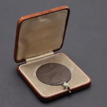 A LONDON, MIDLAND AND SCOTTISH RAILWAY GENERAL STRIKE MEDAL 1926 BY E.GILLICK.