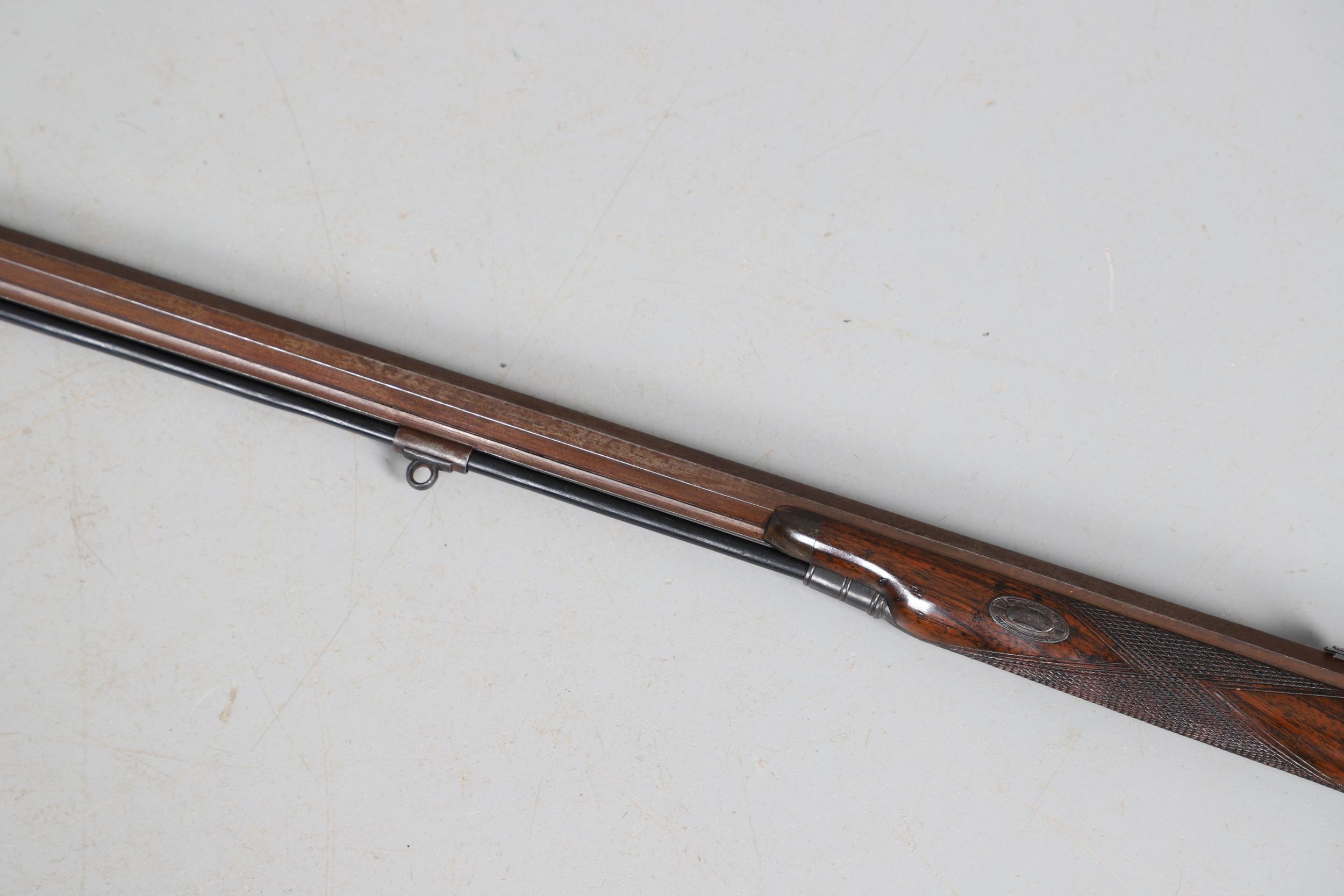 A FINE SCOTTISH PERCUSSION DEER RIFLE BY PATON AND WALSH OF PERTH. - Image 13 of 15