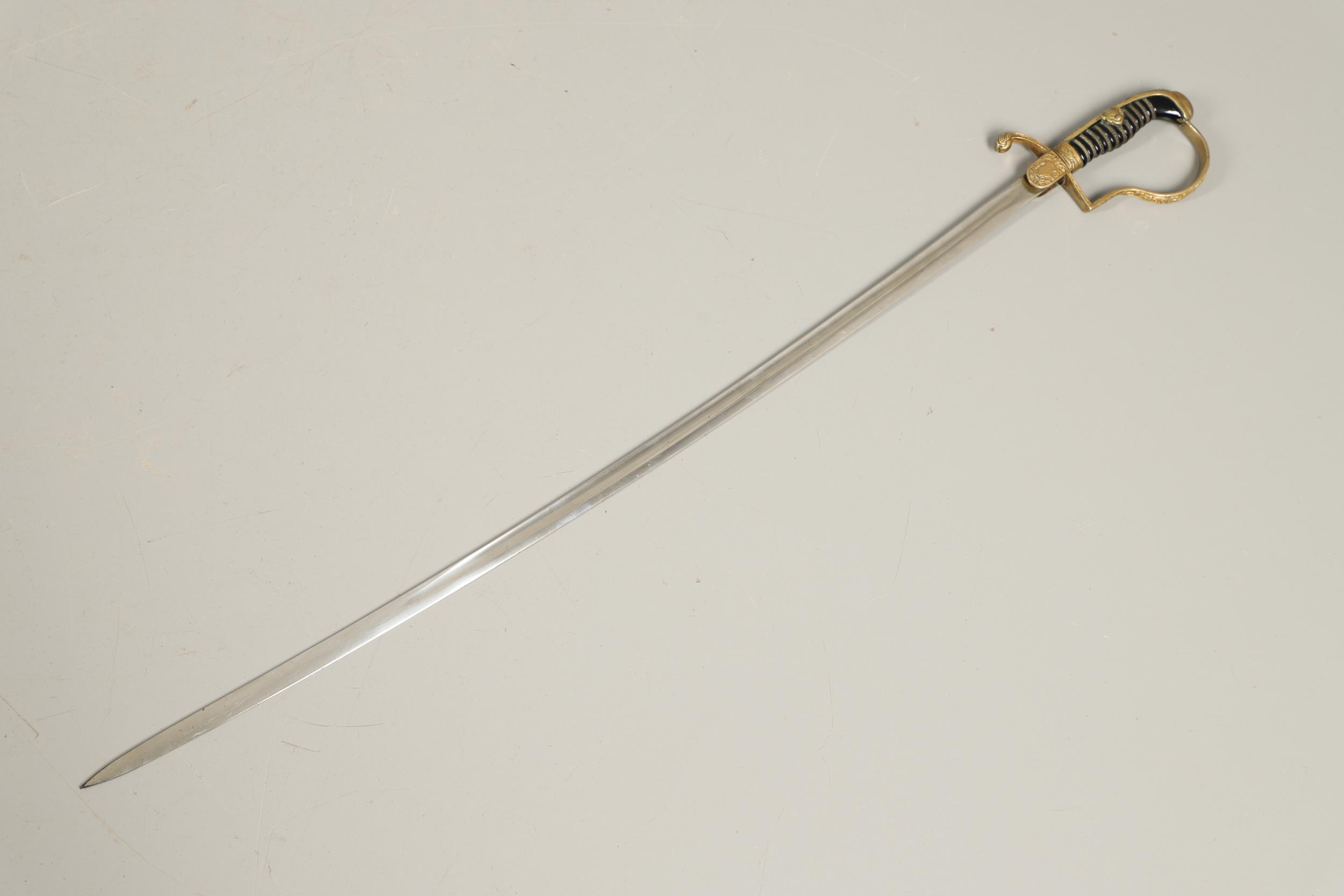 A SECOND WORLD WAR GERMAN ARMY OFFICER'S SWORD MODEL 29A BY WKC. - Image 10 of 13