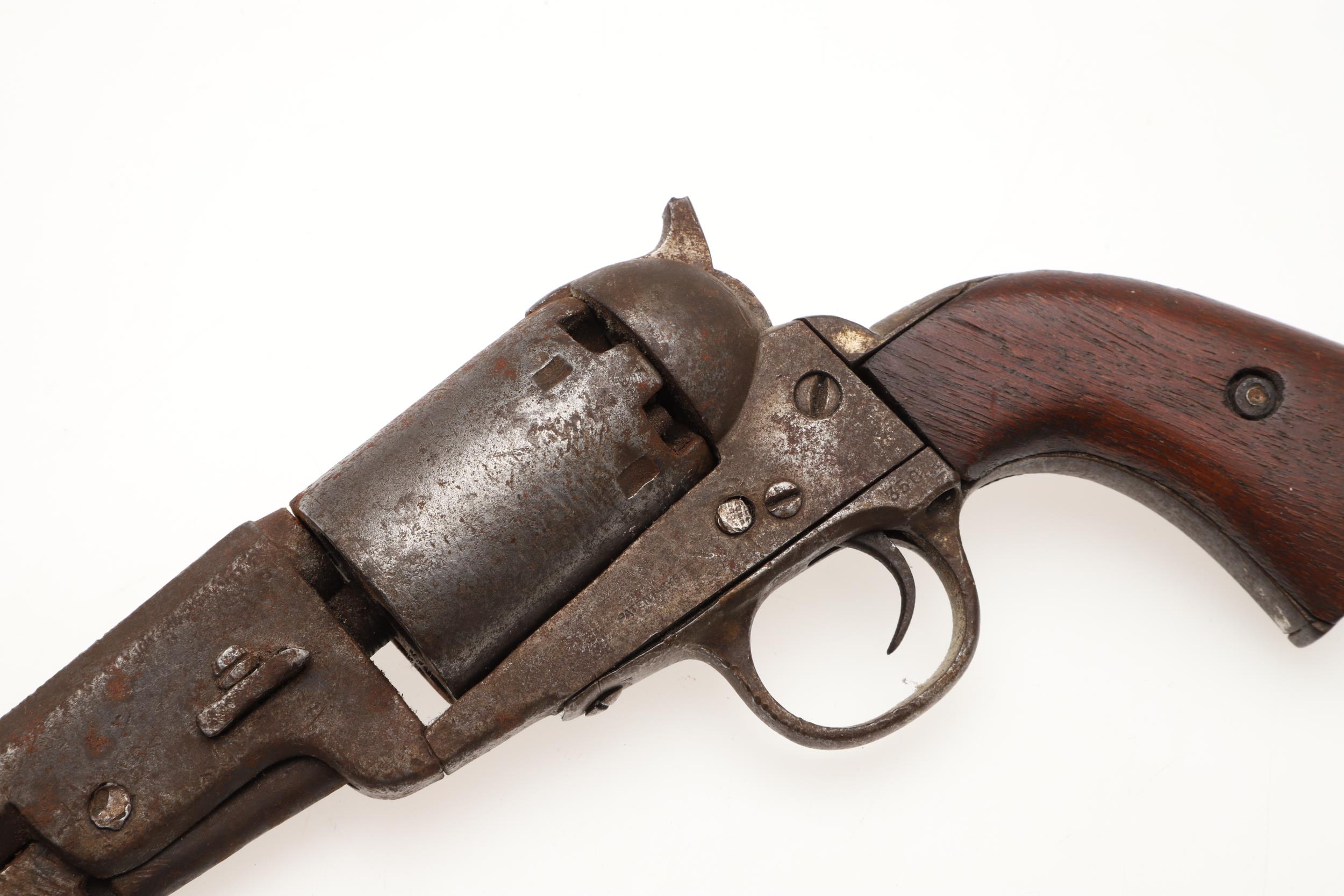A COLT STYLE PERCUSSION FIRING REVOLVER. - Image 5 of 5