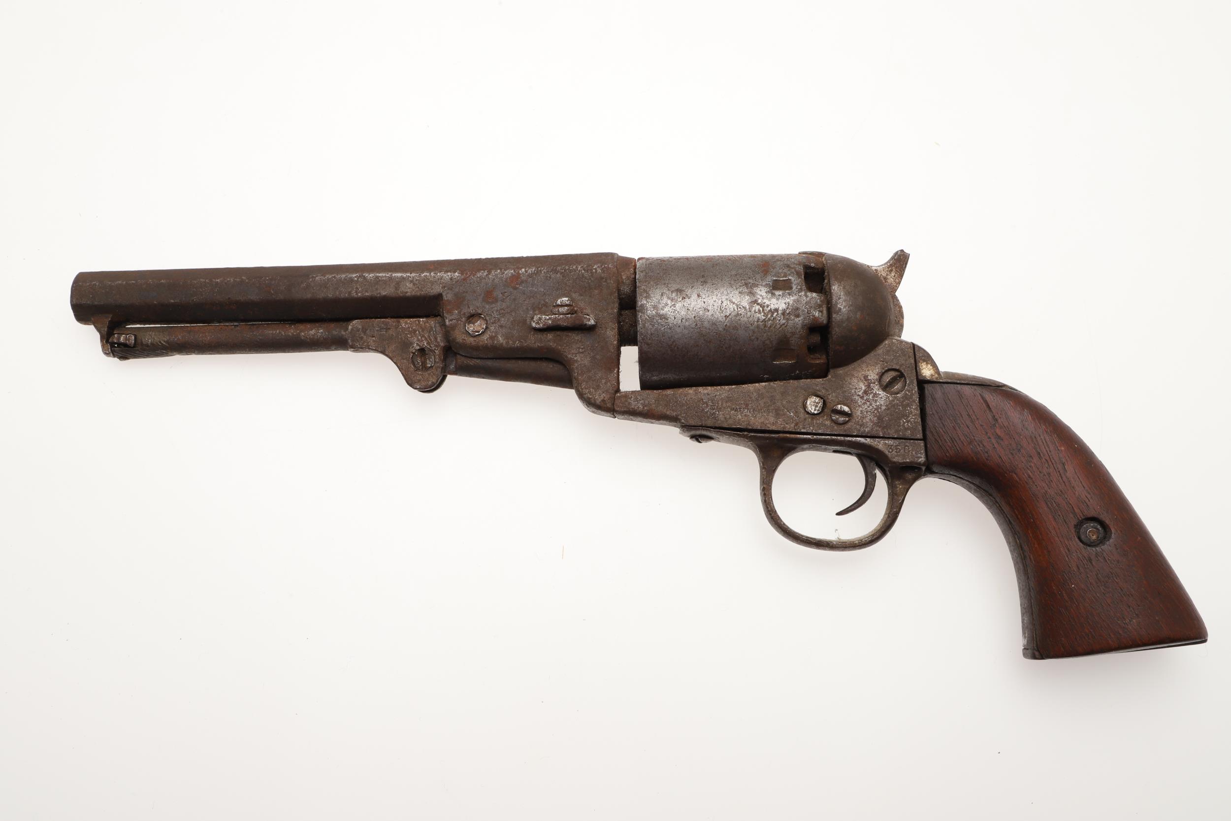 A COLT STYLE PERCUSSION FIRING REVOLVER. - Image 2 of 5