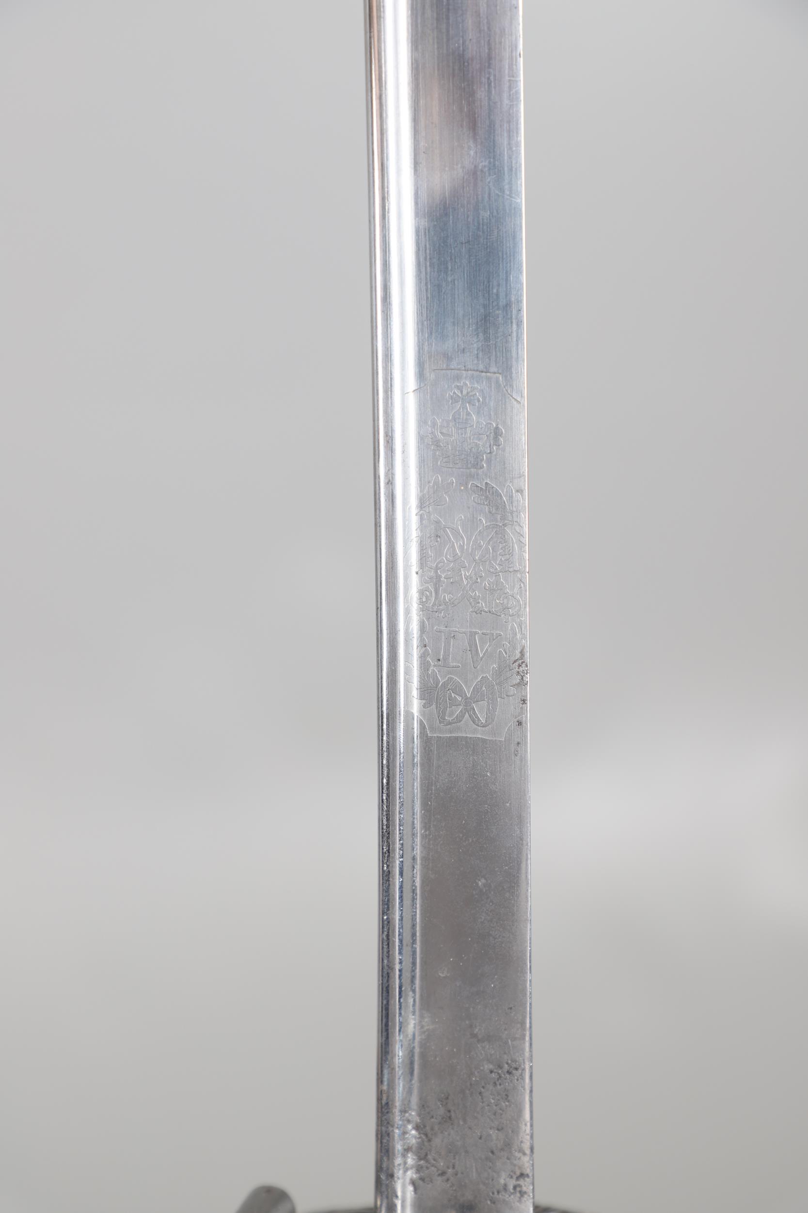 A GEORGE IV 1822 PATTERN HEAVY CAVALRY PATTERN SWORD BY ANDREWS OF PALL MALL. - Image 5 of 12