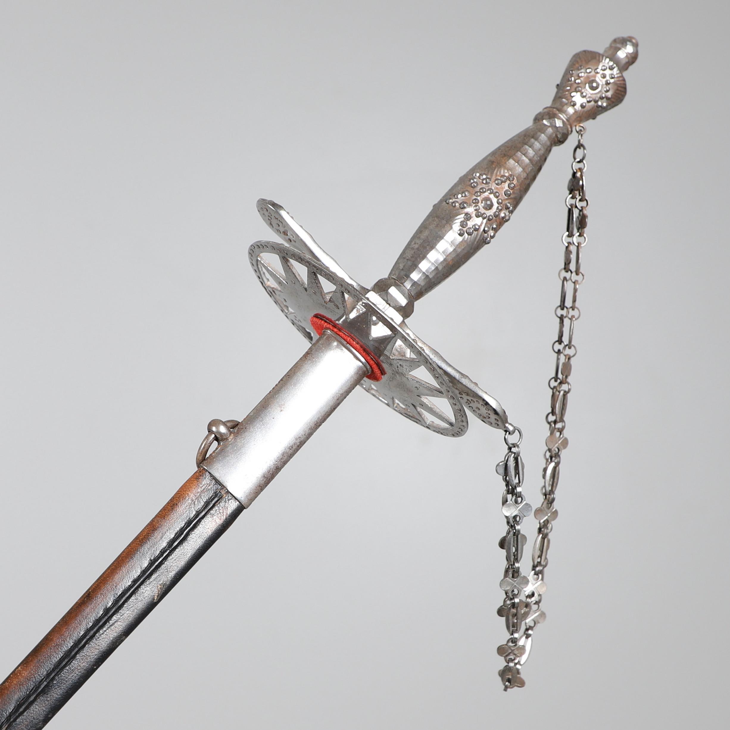 A WILKINSON COURT SWORD HAVING BELONGED TO THE HIGH SHERIFF OF WARWICKSHIRE. - Image 2 of 17