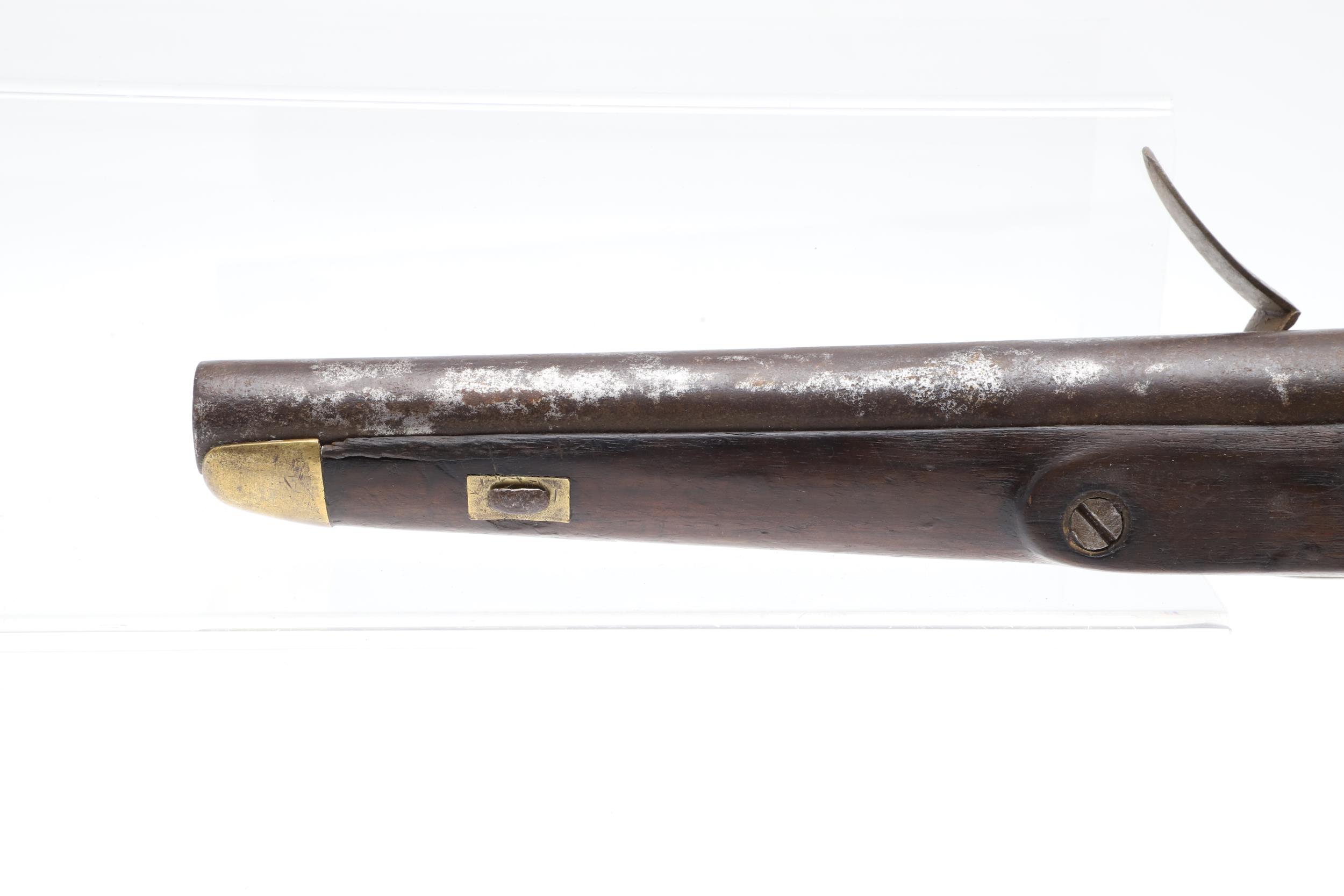 A 19TH CENTURY SEA SERVICE TYPE PISTOL. - Image 8 of 12