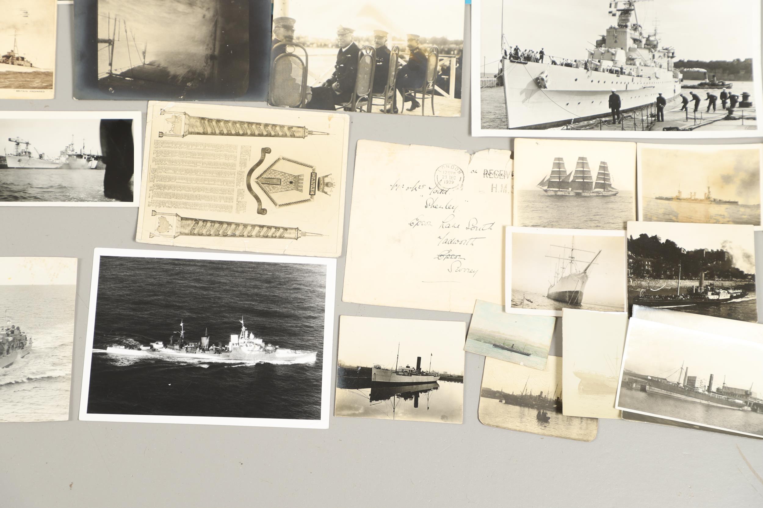 A LARGE AND INTERESTING COLLECTION OF PHOTOGRAPHS OF NAVAL RELATED SUBJECTS. - Image 7 of 22
