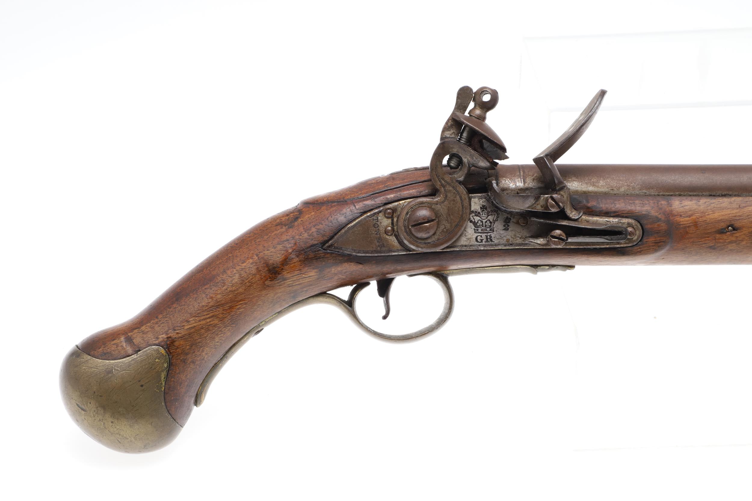A TOWER ISSUED 1801 PATTERN 'LONG' SEA SERVICE PISTOL. - Image 3 of 15