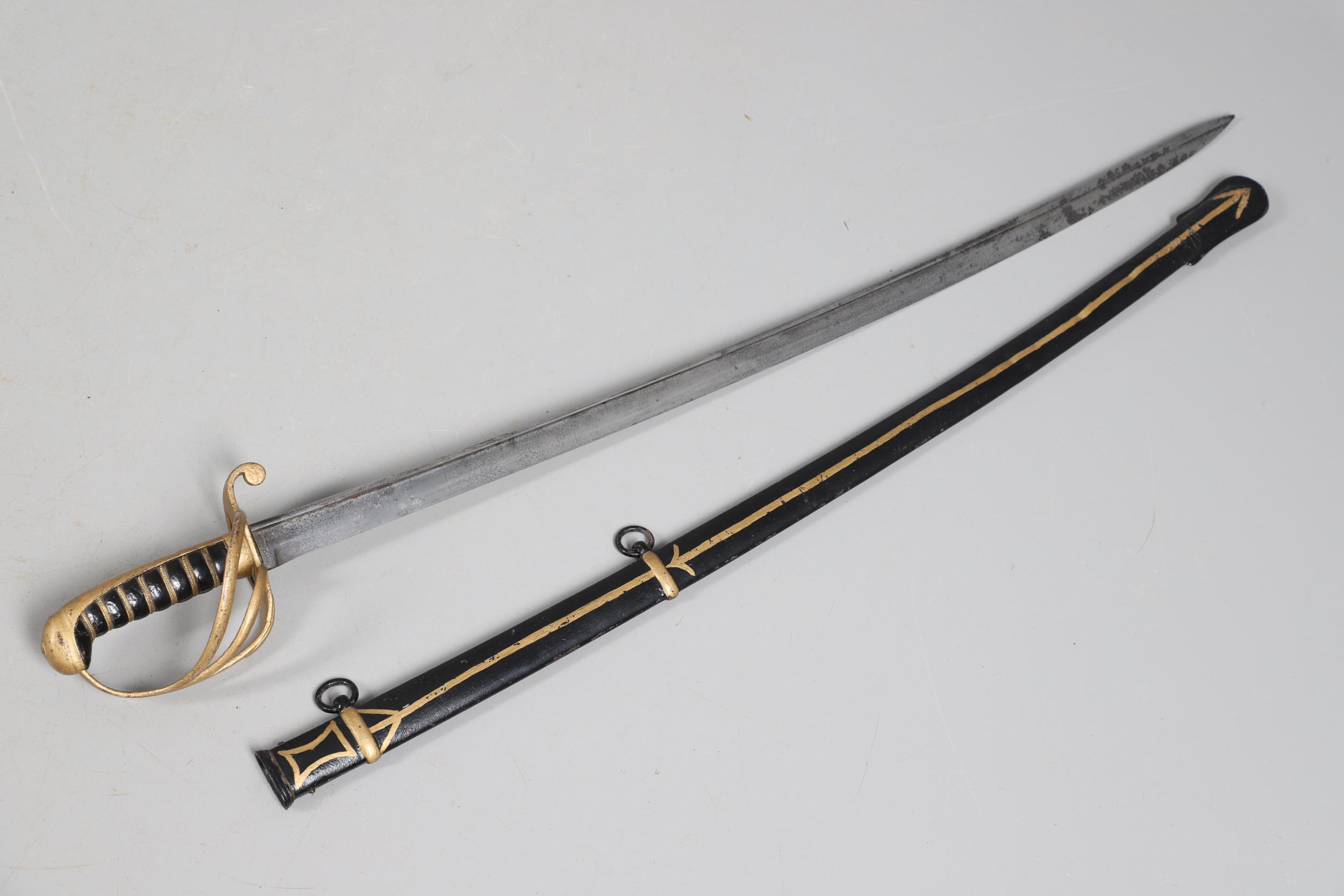 AN 1822 PATTERN LIGHT CAVALRY OFFICER'S SWORD BY BARLOW OF LONDON. - Image 9 of 14