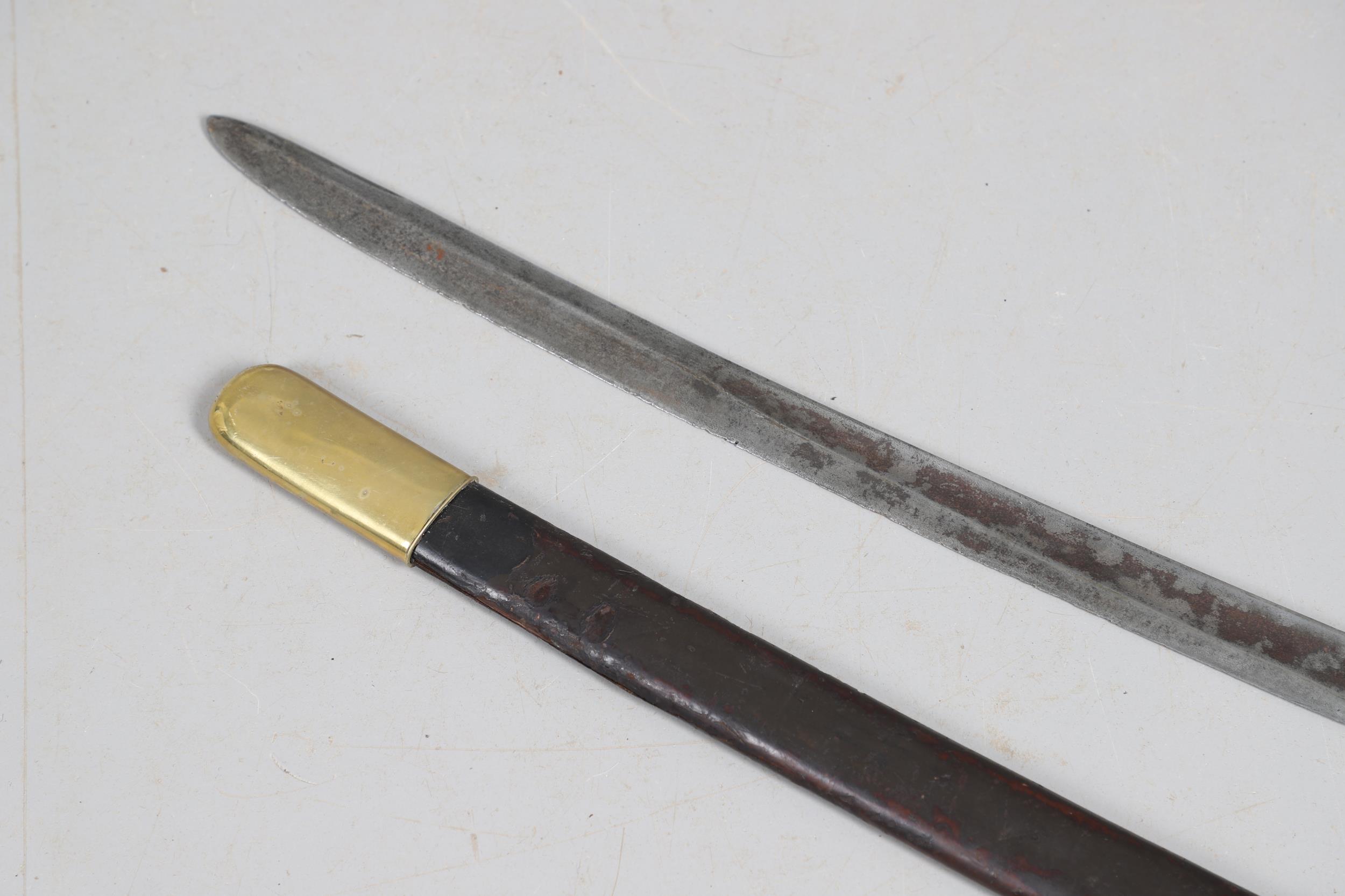 A FIRST WORLD WAR RUSSIAN 1881 PATTERN CAVALRY TROOPER'S SWORD AND SCABBARD. - Image 10 of 13