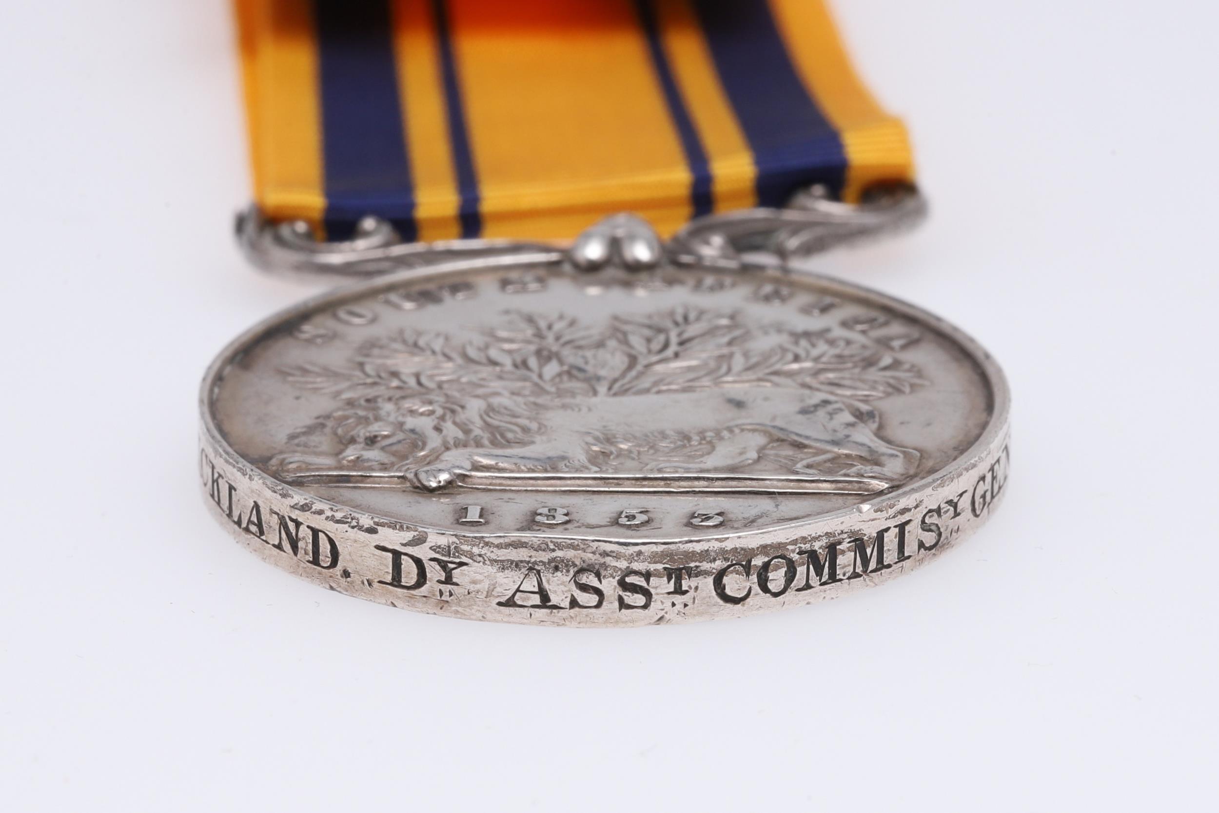 A SOUTH AFRICA 1853 MEDAL POSSIBLY TO DEPUTY ASST. COMMISSARY GENERAL STRICKLAND. - Bild 4 aus 6
