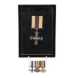 A FIRST WORLD MILITARY CROSS ATTRIBUTED TO THE MACHINE GUN CORPS.