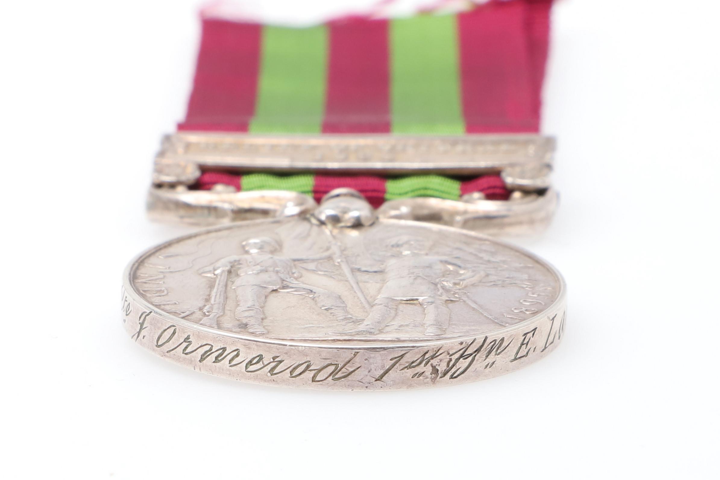 A VICTORIAN INDIA MEDAL 1896 TO THE EATS LANCS REGT. - Image 5 of 6