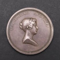 A MEDAL MARKING THE DEATH OF PRINCESS CHARLOTTE, 1817.