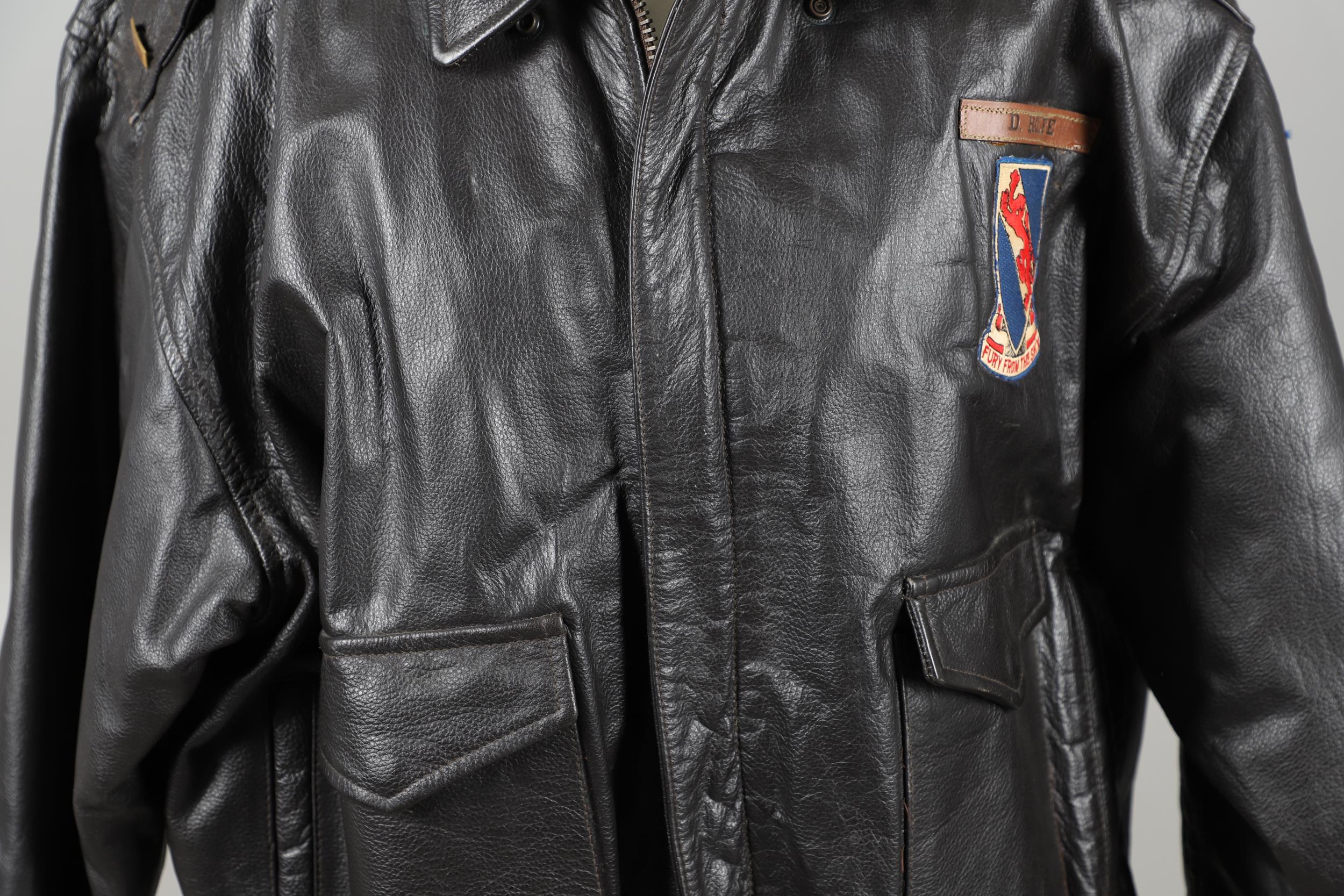 A FLIGHT TECH INC. TYPE A-2C LEATHER FLYING JACKET. - Image 4 of 12