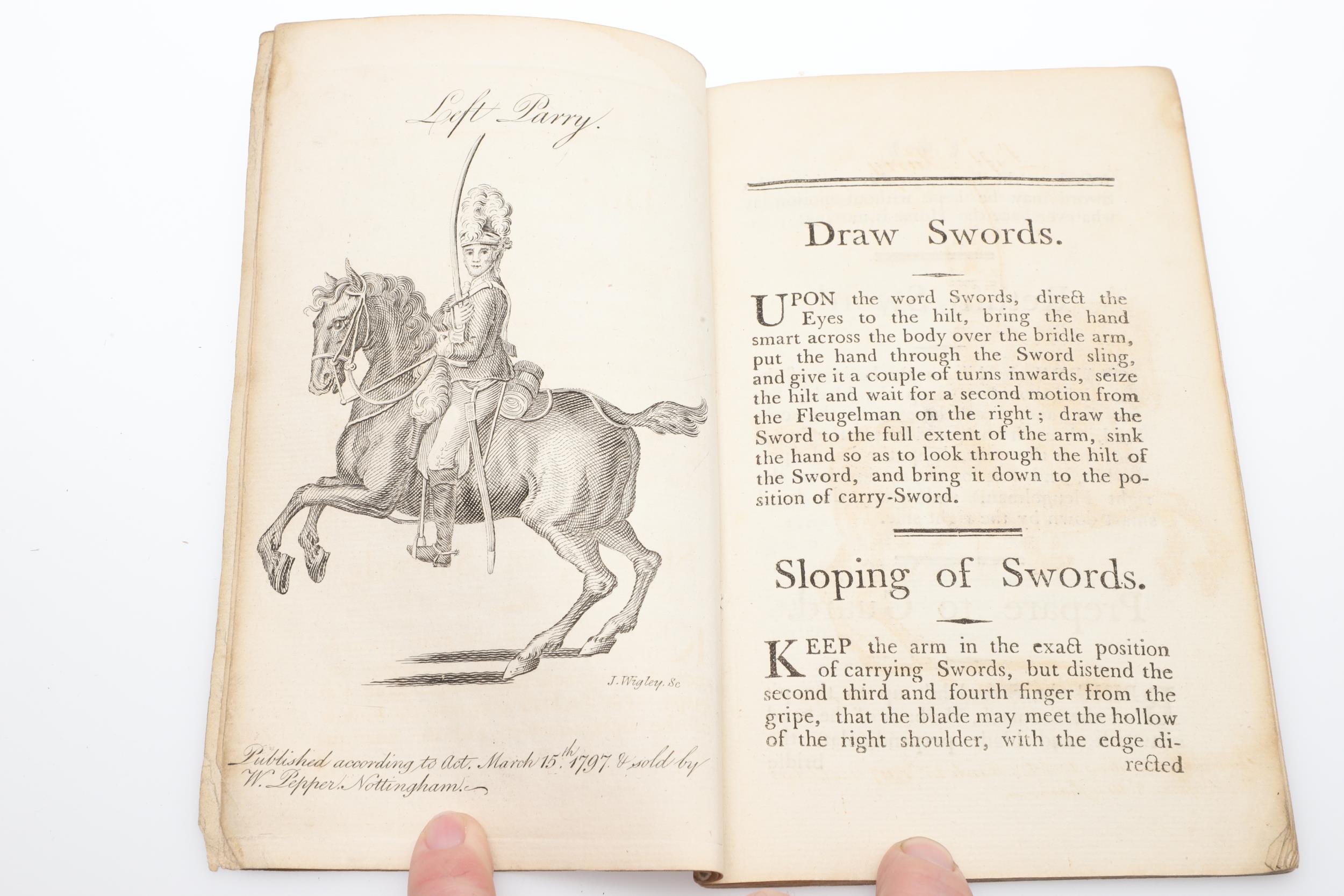RULES AND REGULATIONS FOR THE SWORD EXERCISE OF THE CAVALRY, 1796. AND TREATISE ON THE NEW BROAD SWO - Image 14 of 16