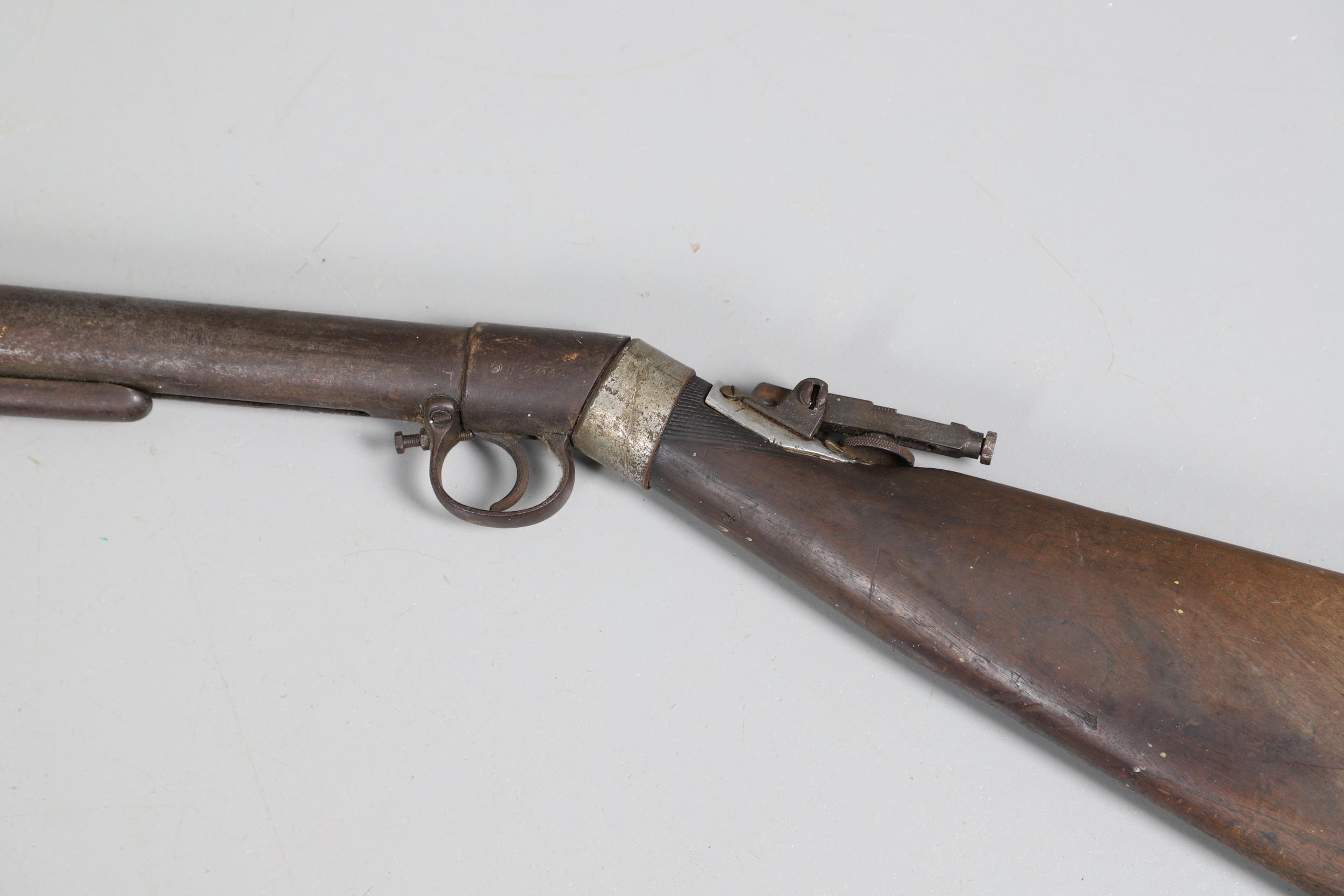 AN EARLY BSA IMPROVED MODEL D 0.177 AIR RIFLE. - Image 12 of 15