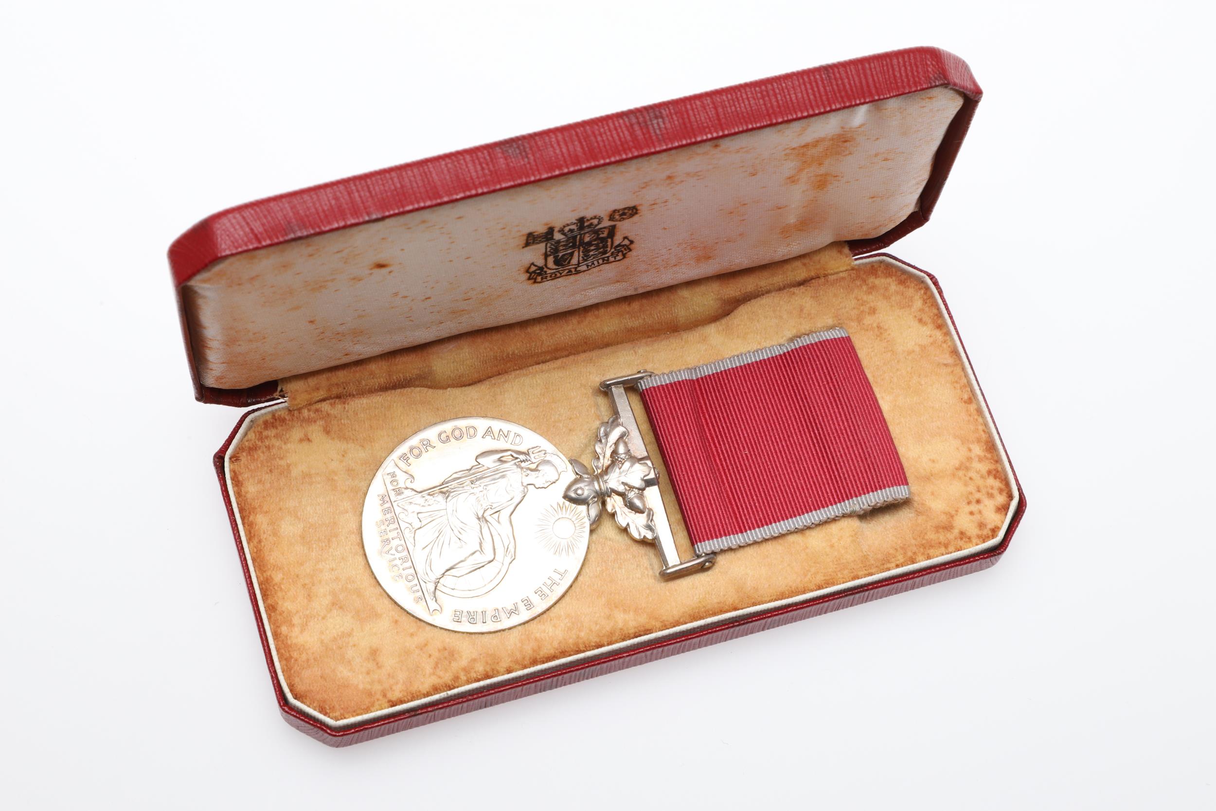 AN ELIZABETH II BRITISH EMPIRE MEDAL TO A YEOVIL MAN. - Image 4 of 7