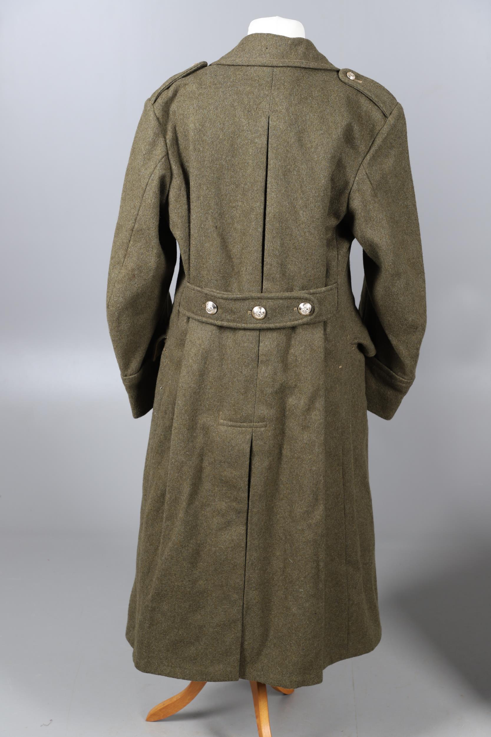A 1951 PATTERN ARMY GREATCOAT AND A SIMILAR RAF GREATCOAT. - Image 6 of 17