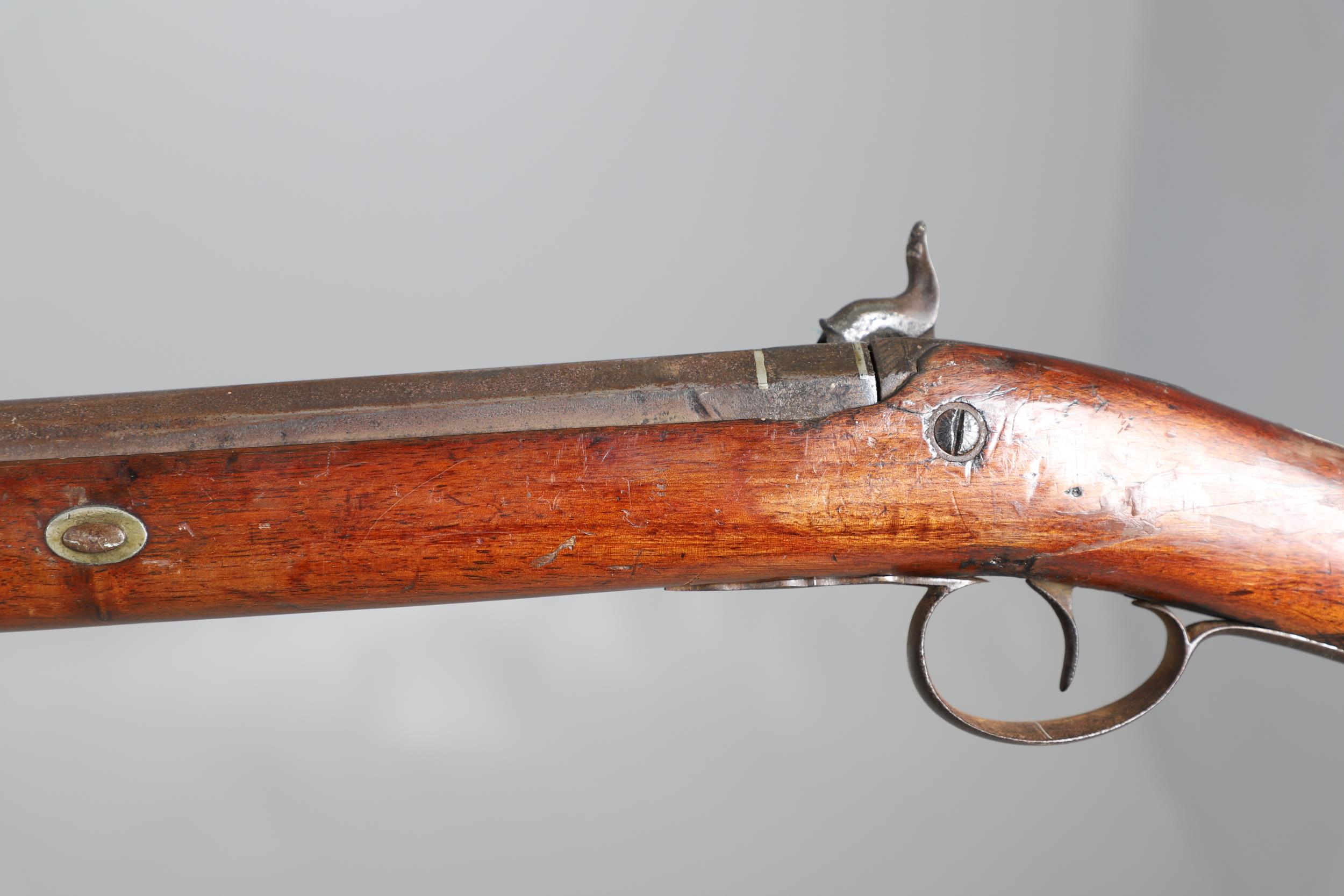 A 19TH CENTURY PERCUSSION SPORTING GUN. - Image 5 of 18