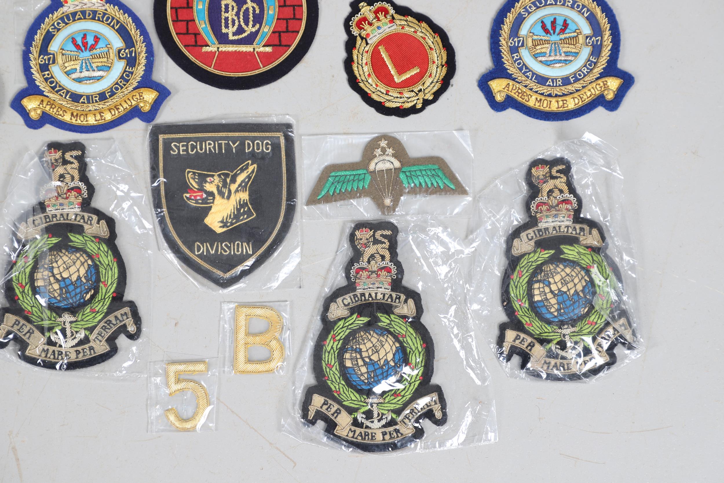 A LARGE COLLECTION OF MILITARY BADGES, MANY BLAZER BADGES AND OTHERS. - Image 10 of 23