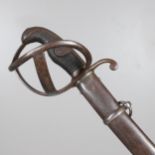 AN UNUSUAL BRITISH CRIMEAN WAR PERIOD ROYAL ENGINEERS DRIVERS SWORD AND SCABBARD.