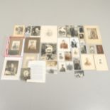 AN INTERESTING COLLECTION OF PORTRAIT PHOTOGRAPHS OF MEN IN UNIFORM TO INCLUDE ROYAL FLYING CORPS AN