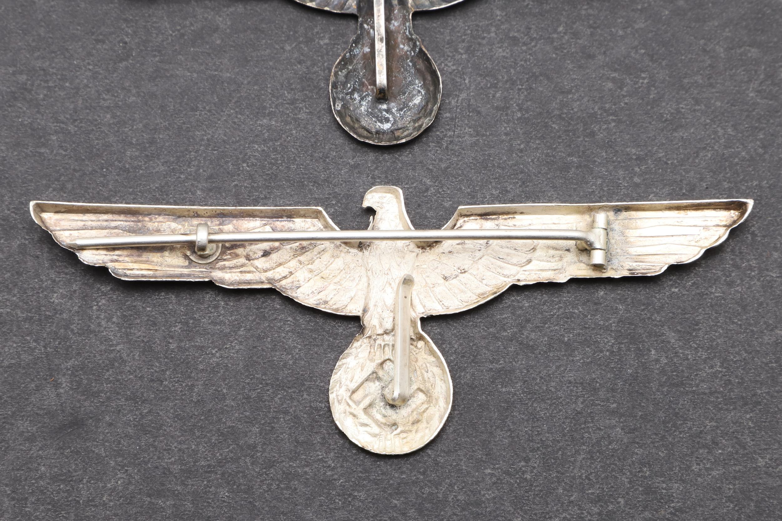 TWO SECOND WORLD WAR GERMAN ARMY OFFICER'S BREAST EAGLES. - Image 6 of 6