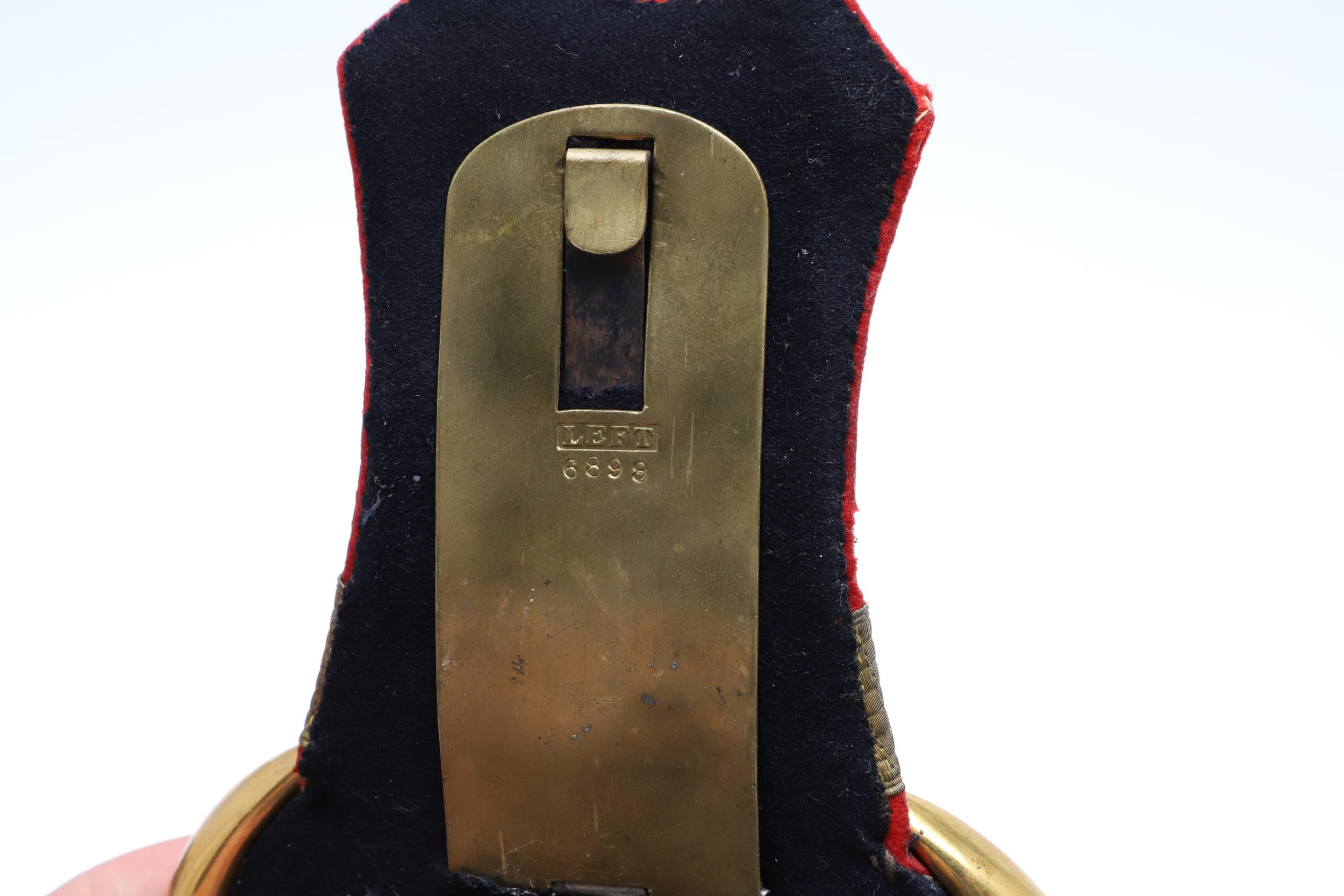 A PAIR OF VICTORIAN ROYAL ENGINEERS EPAULETTES. - Image 10 of 17
