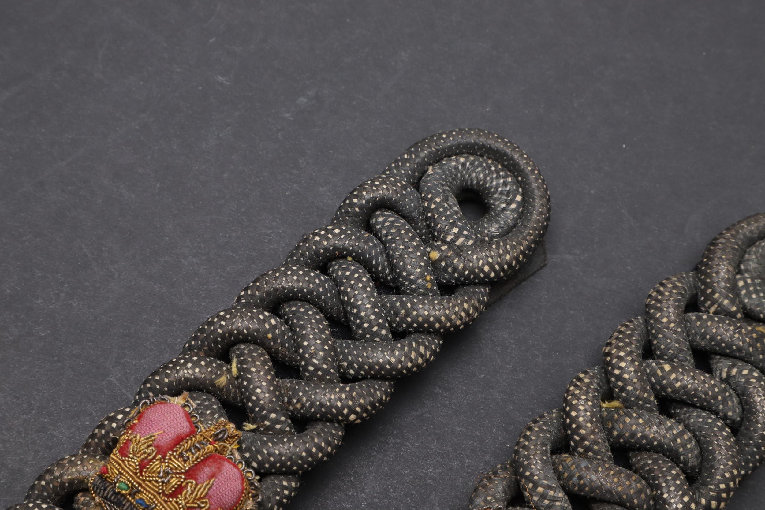 A PAIR OF VICTORIAN ROYAL ENGINEERS EPAULETTES. - Image 13 of 17