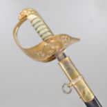 AN ELIZABETH II RAF OFFICER'S SWORD AND SCABBARD BY WILKINSON OF LONDON.