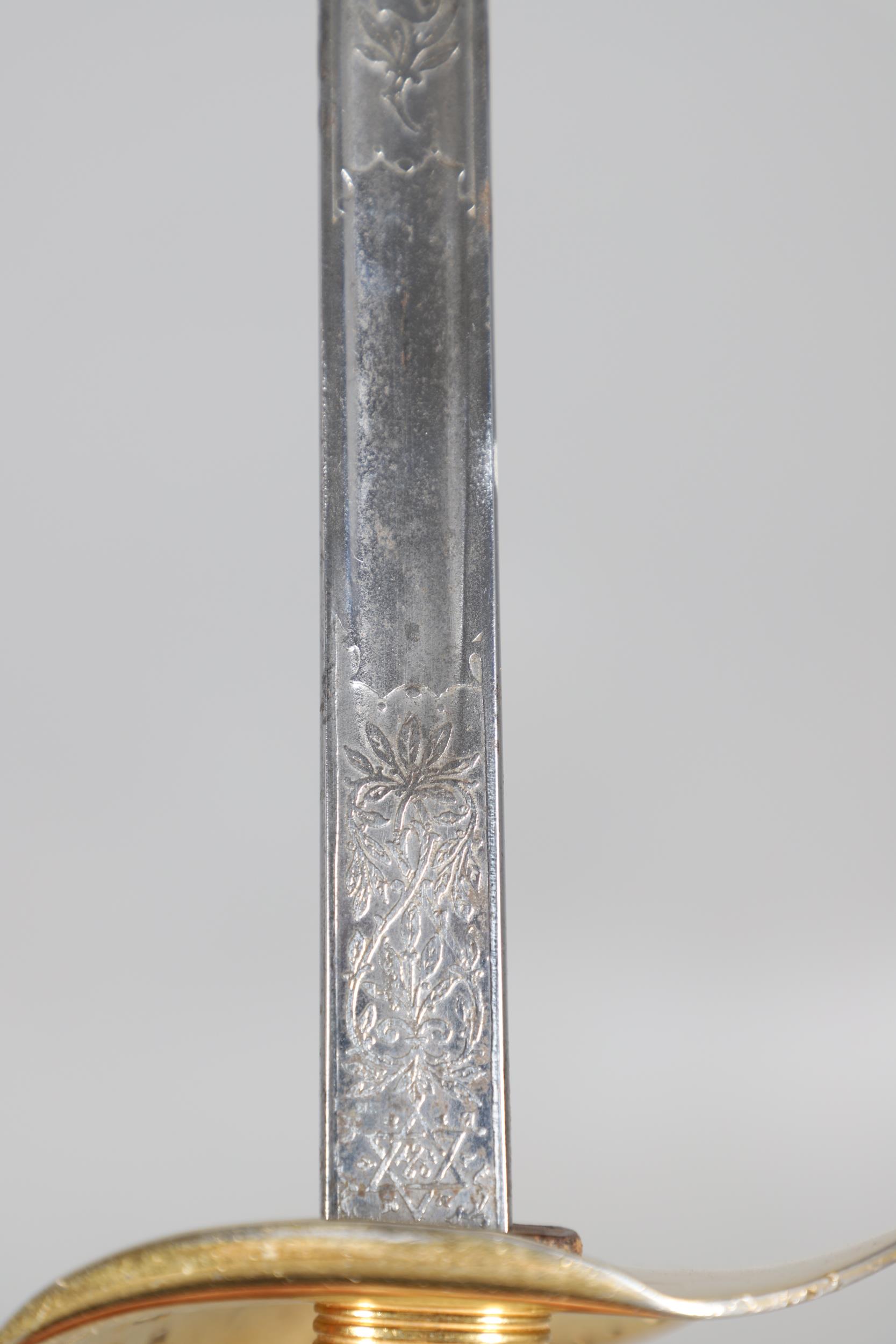 AN ELIZABETH II RAF OFFICER'S SWORD AND SCABBARD BY WILKINSON OF LONDON. - Image 13 of 19