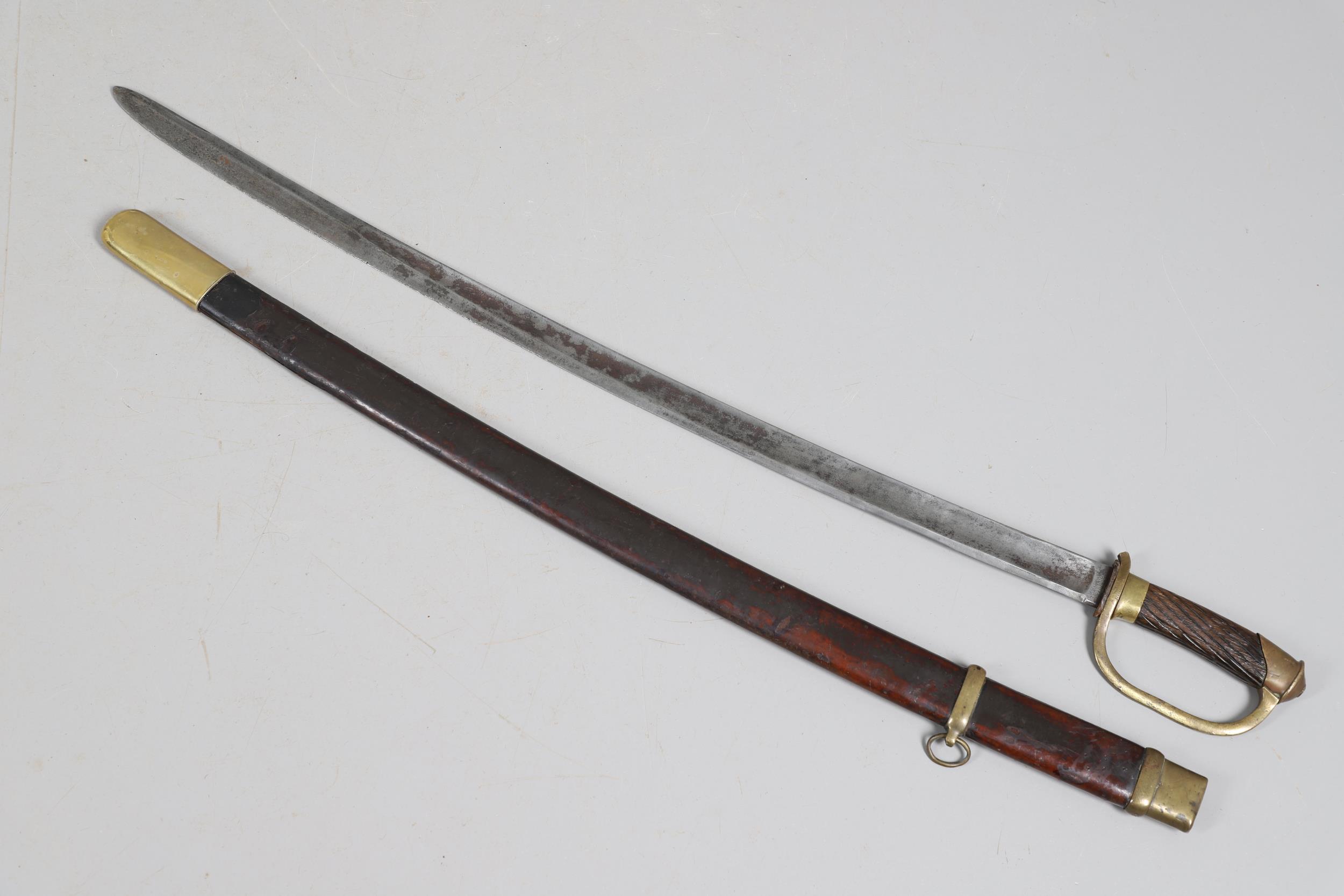 A FIRST WORLD WAR RUSSIAN 1881 PATTERN CAVALRY TROOPER'S SWORD AND SCABBARD. - Image 9 of 13