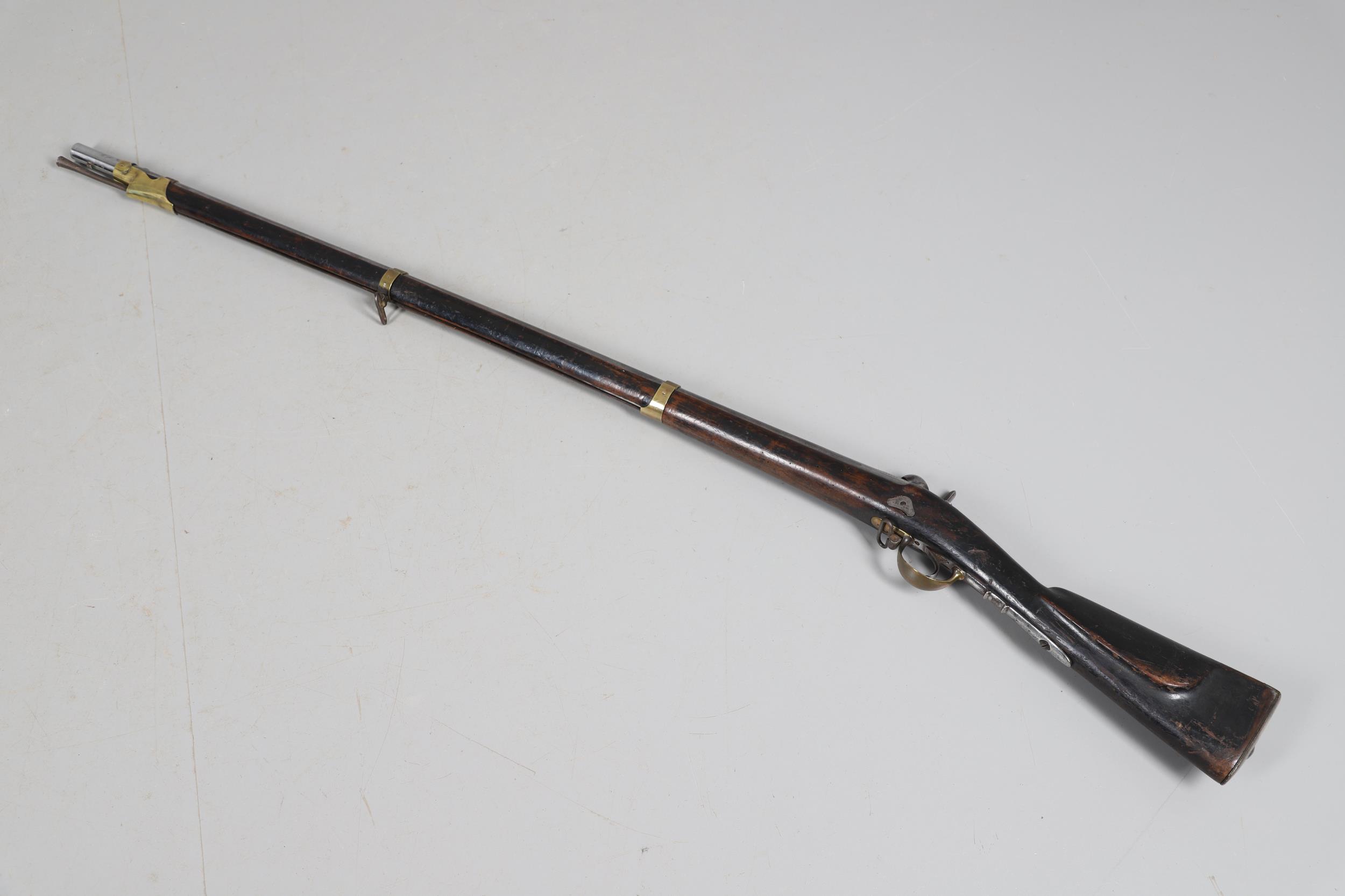 A RUSSIAN 1845 PATTERN PERCUSSION MUSKET DATED 1853. - Image 9 of 22